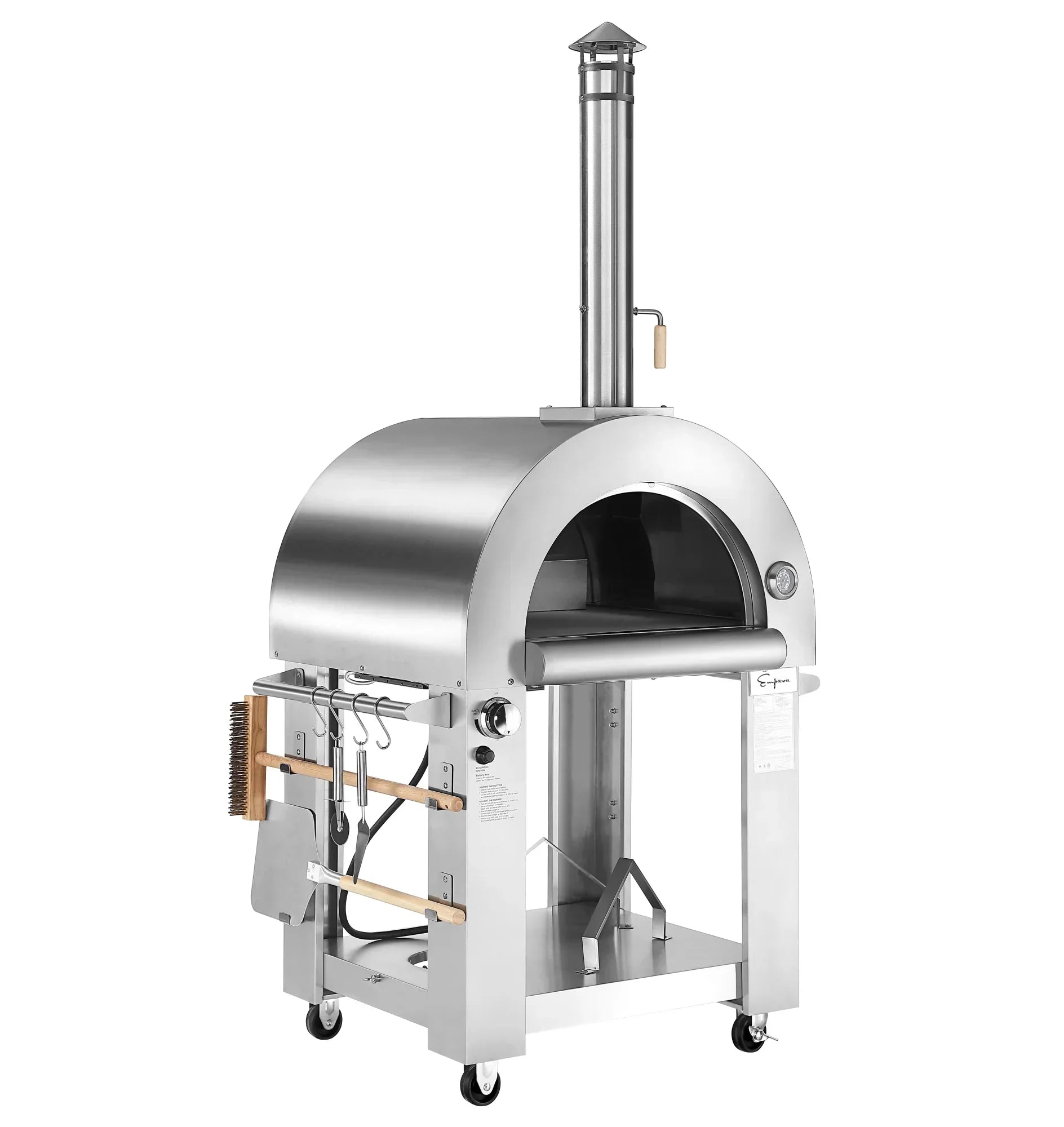 Empava Outdoor Wood Fired Pizza Oven in Stainless Steel (EMPV-PG01)