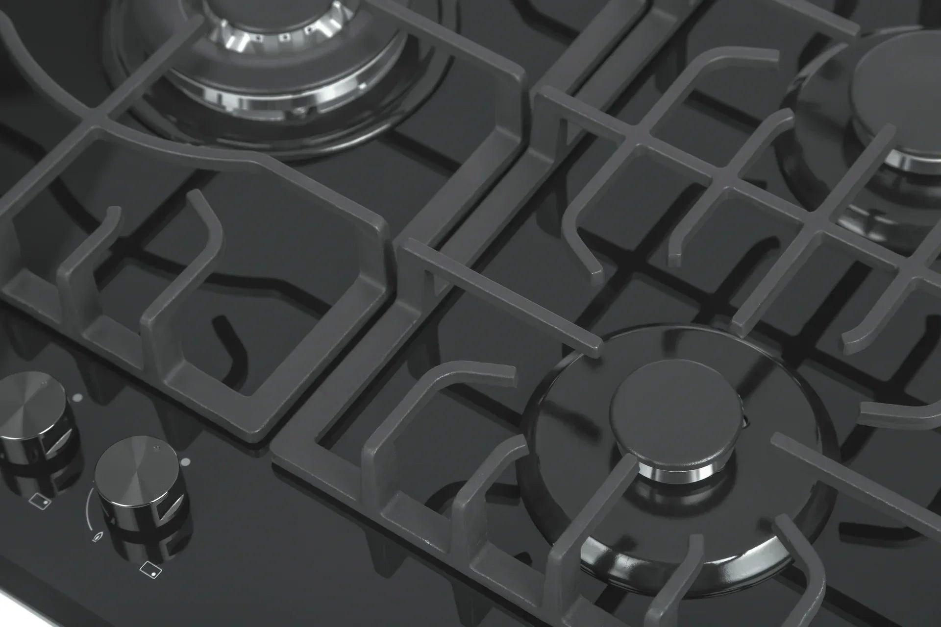 Empava 36-Inch Built-In Natural Gas Cooktops in Black (EMPV-36GC27)
