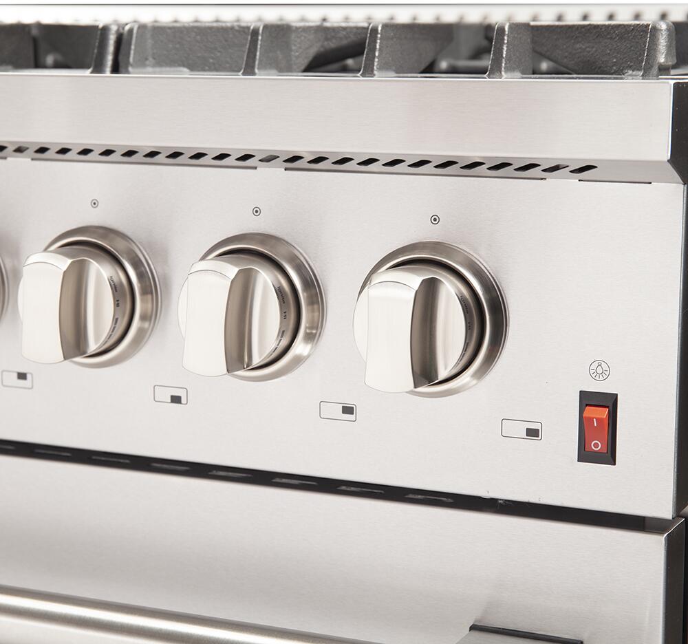 FORNO Appliance Package - 48" Gas Burner, Electric Oven Range, Range Hood, 60" Refrigerator, Dishwasher, AP-FFSGS6156-48-16