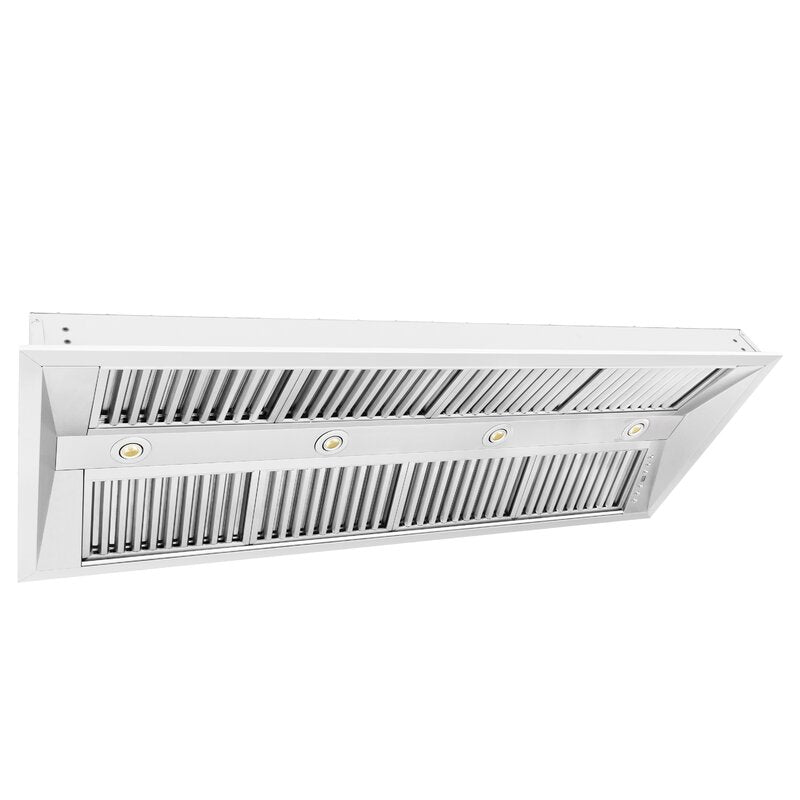 ZLINE 58 in. Range Hood Insert Wall Mount 21 in. Depth Stainless Steel 4-Speed Ventilation (721-58)