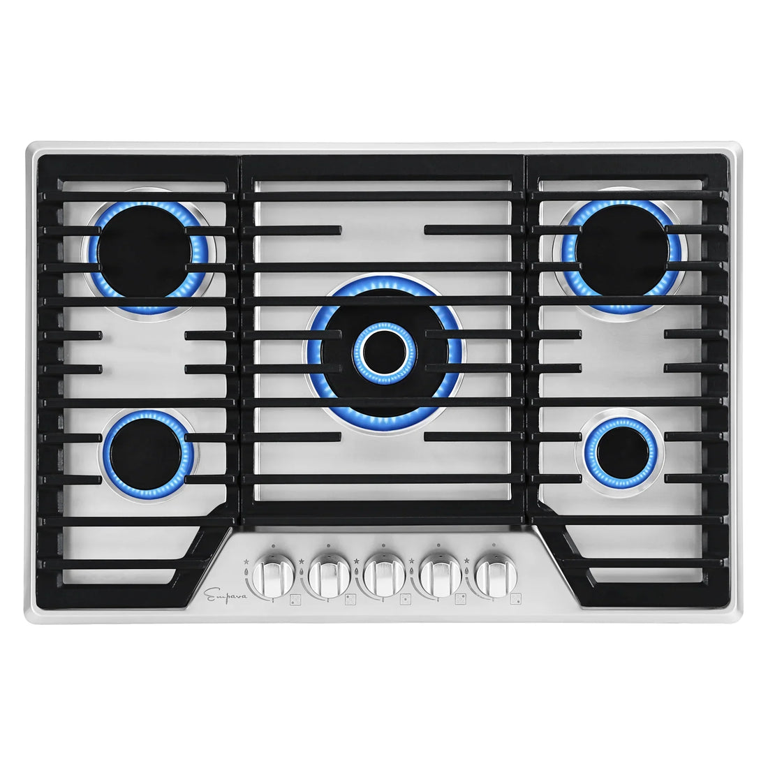 Empava 30-Inch Built-In Natural Gas Stove Cooktop in Stainless Steel (EMPV-30GC37)