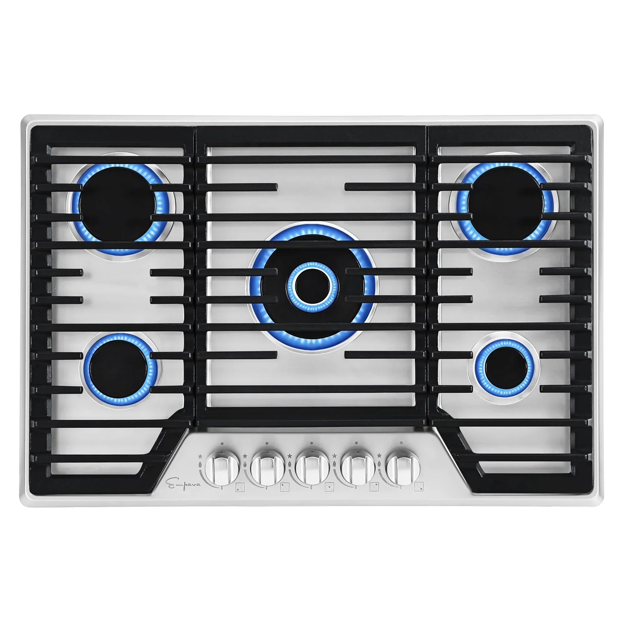 Empava 30-Inch Built-In Natural Gas Stove Cooktop in Stainless Steel (EMPV-30GC37)