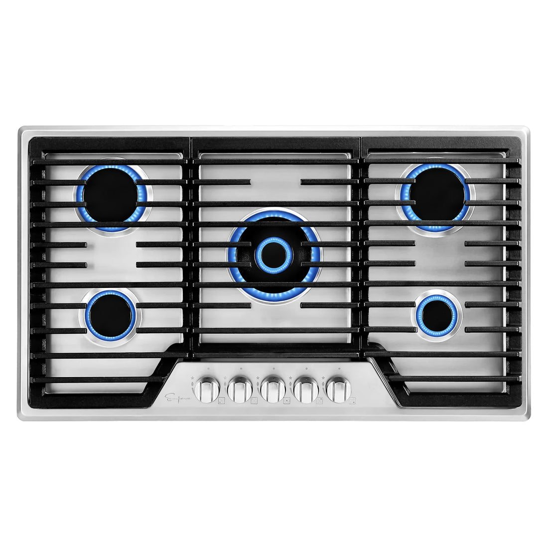 Empava 36-Inch Built-In Natural Gas Stove Cooktop in Stainless Steel (EMPV-36GC36)
