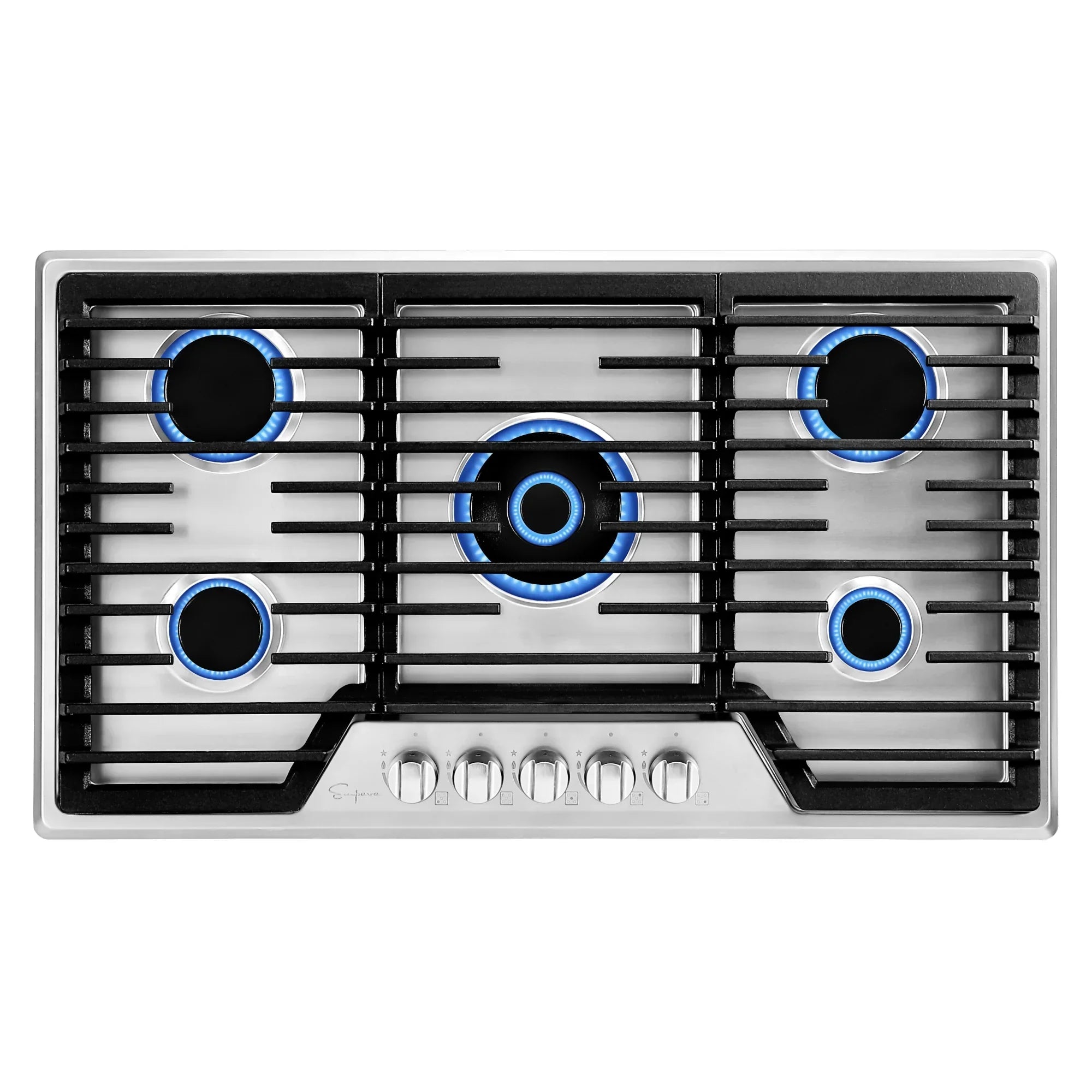Empava 36-Inch Built-In Natural Gas Stove Cooktop in Stainless Steel (EMPV-36GC36)
