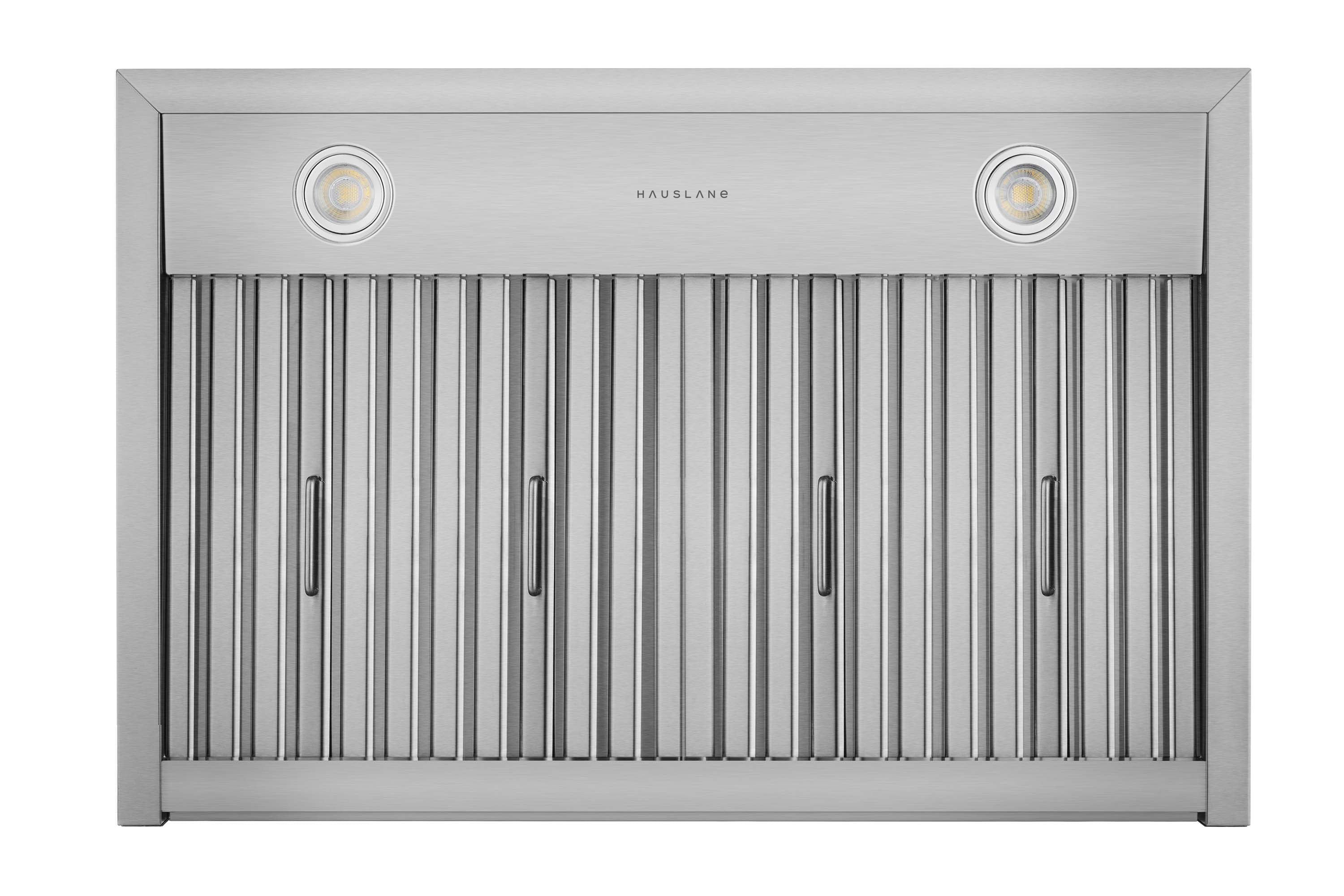 Hauslane 30-Inch 500 CFM Convertible Wall Mount Range Hood in Stainless Steel (WM-540SS-30)