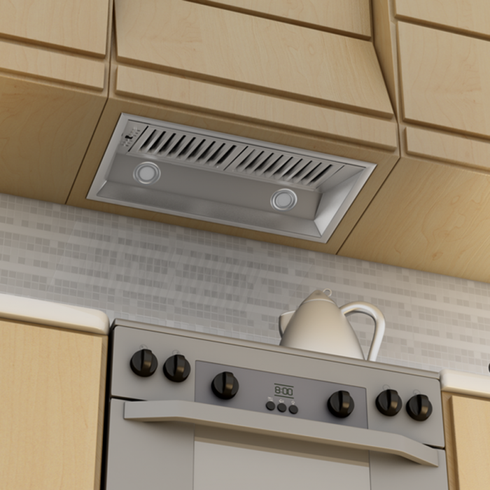 ZLINE 46 in Range Hood Insert Remote Blower Ducted Stainless Steel 695-RD-46
