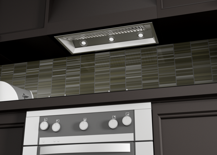 ZLINE 40 in. Range Hood Insert Stainless Steel Remote Blower Ducted 695-RD-40