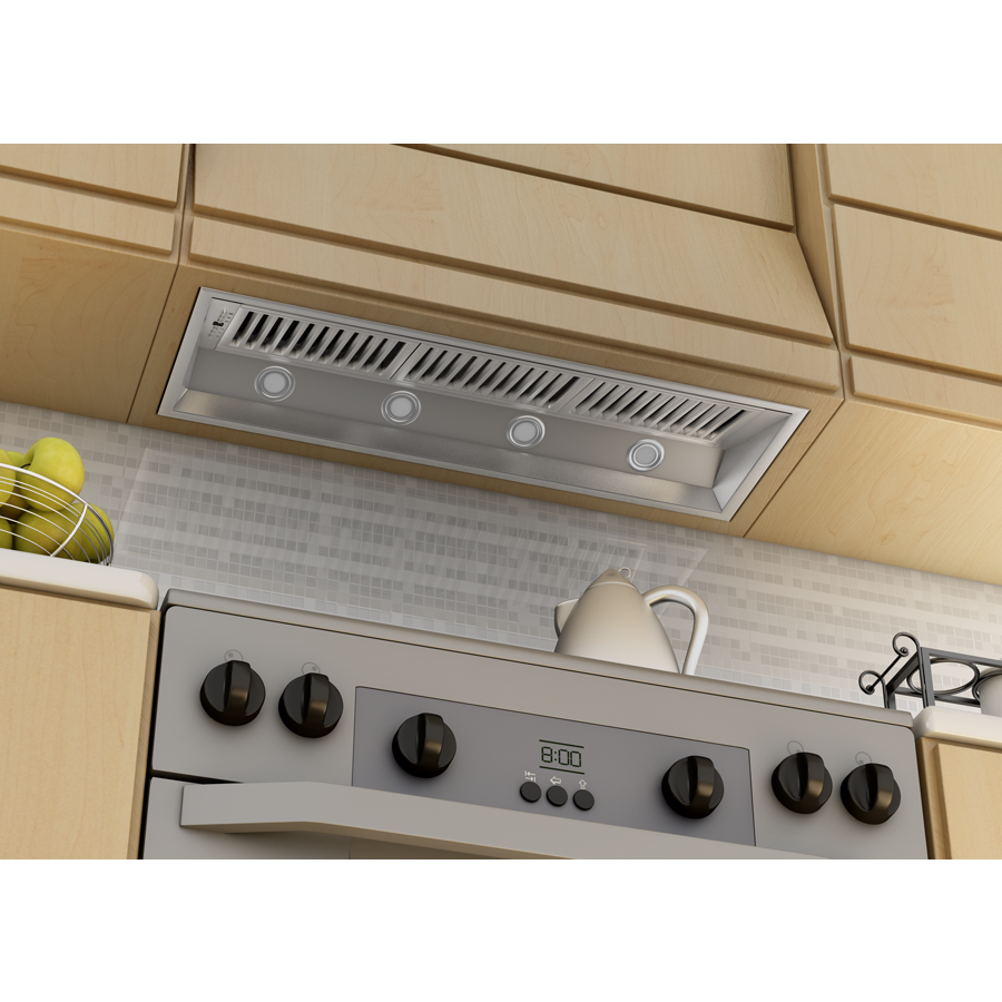 ZLINE 46 in. Range Hood Insert Wall Mount 21 in. Depth Stainless Steel 721-46