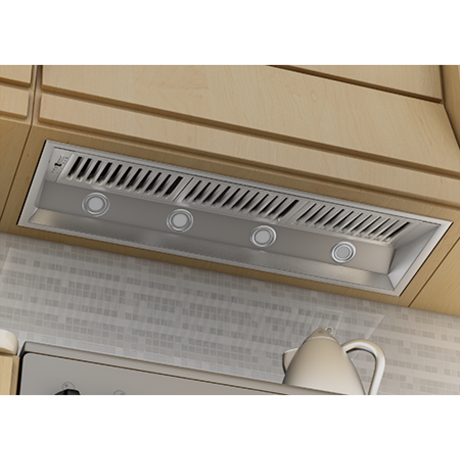 ZLINE 46 in. Range Hood Insert Outdoor 18 in. Depth Stainless Steel 304 Grade (698-304-46)