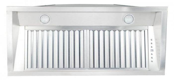 ZLINE 28 in. Range Hood Insert – Stainless Steel – Remote Blower, Ducted, 698-RD-28