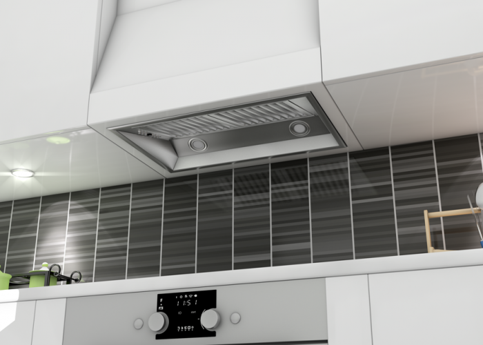 ZLINE 28 in. Range Hood Insert – Stainless Steel – Remote Blower, Ducted, 698-RD-28