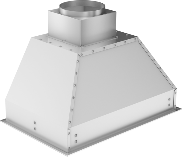 ZLINE 34 Inch Range Hood Insert Wall Mount 21 Inch Depth Stainless Steel 721-34