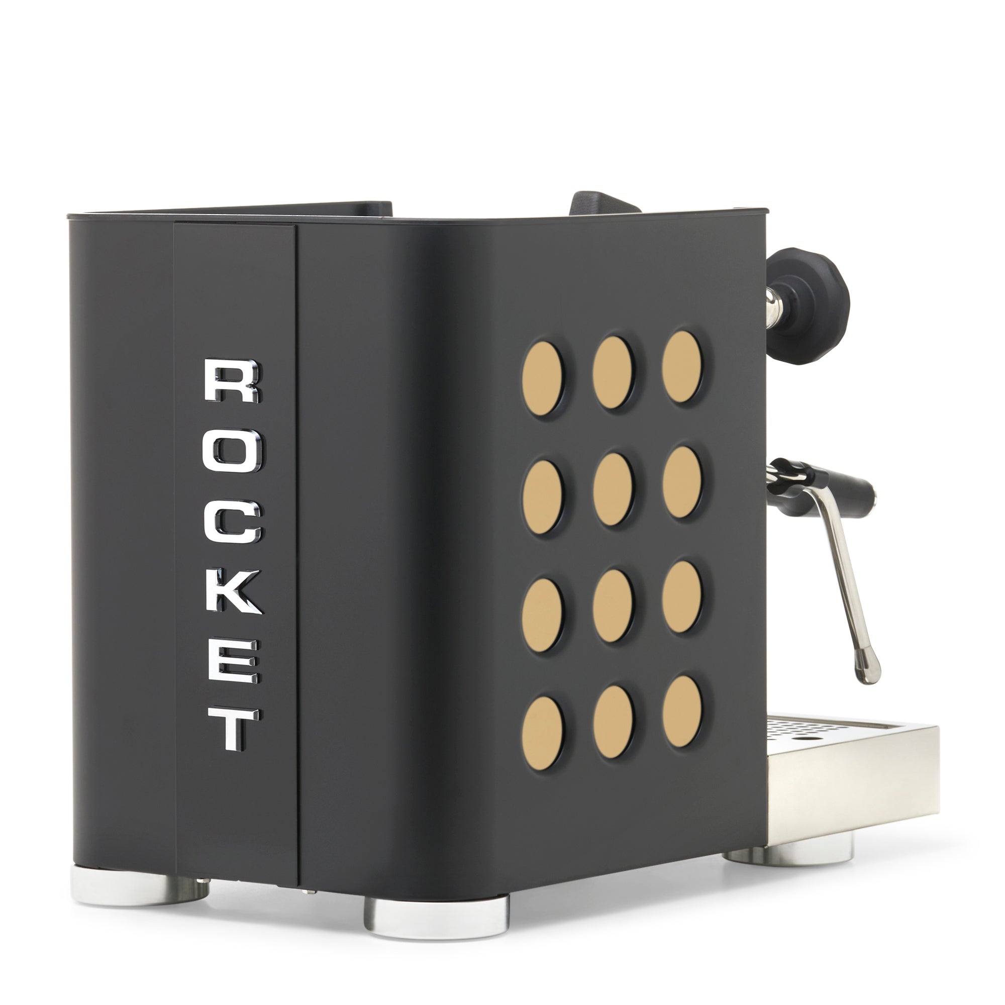 Rocket Espresso Appartamento TCA Espresso Machine - Black with Black Stripe