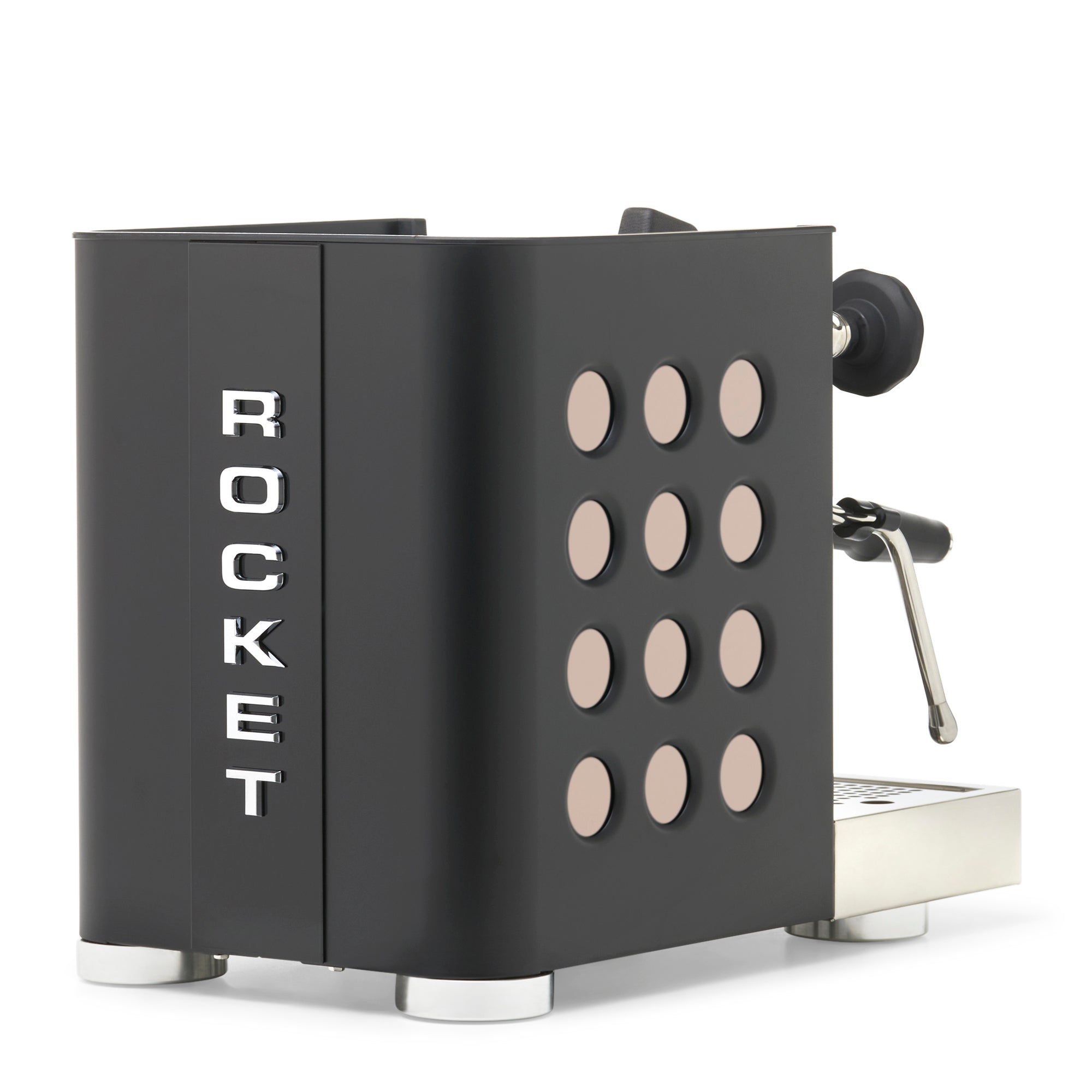 Rocket Espresso Appartamento TCA Espresso Machine - Black with Black Stripe