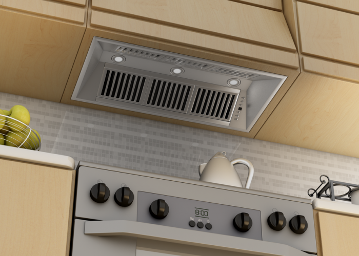 ZLINE 46 in. Island Mount Range Hood Insert, 24 in. Depth, Stainless Steel, 824i-46
