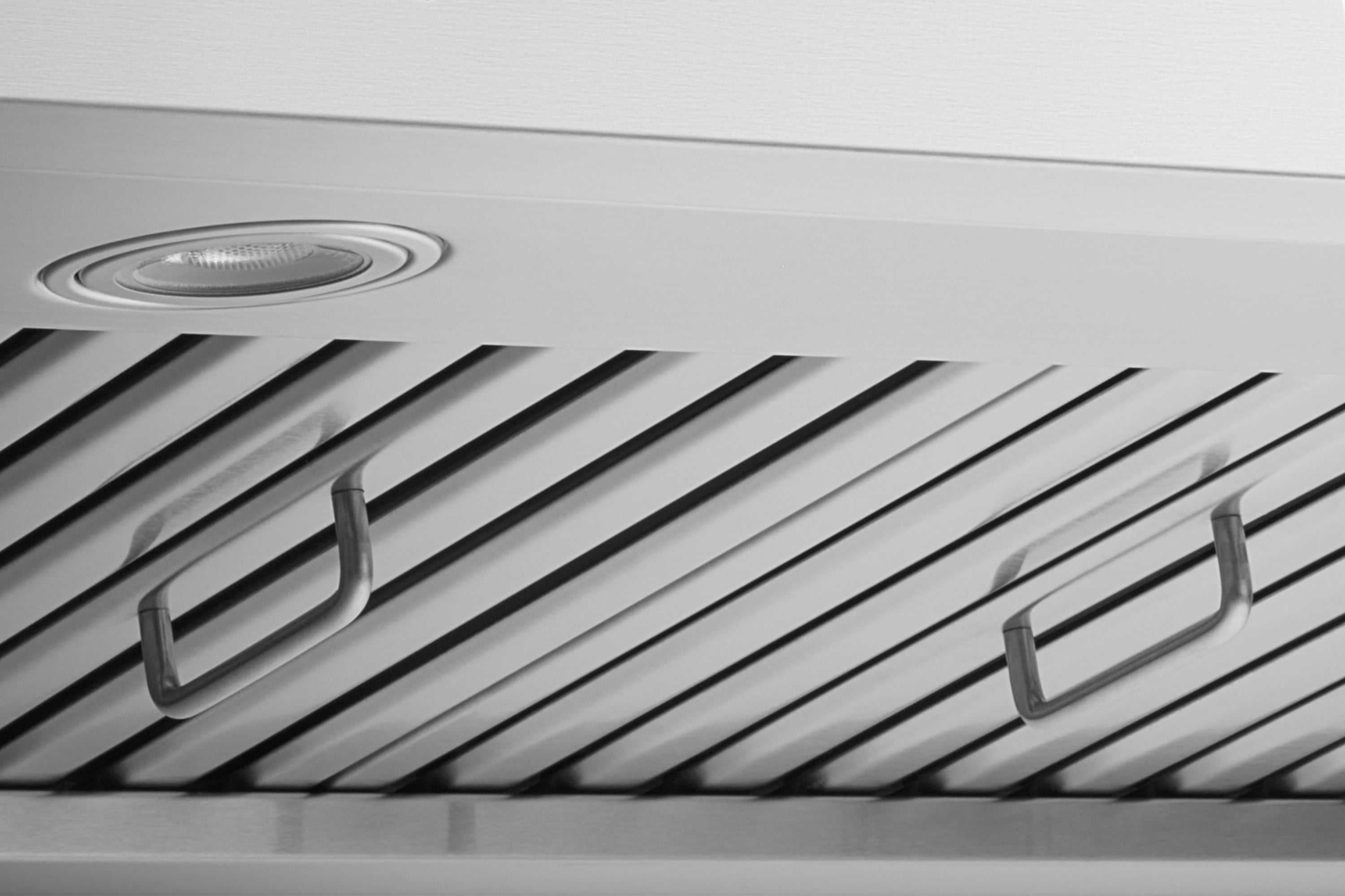 Hauslane 30-Inch 500 CFM Convertible Wall Mount Range Hood in Stainless Steel (WM-540SS-30)
