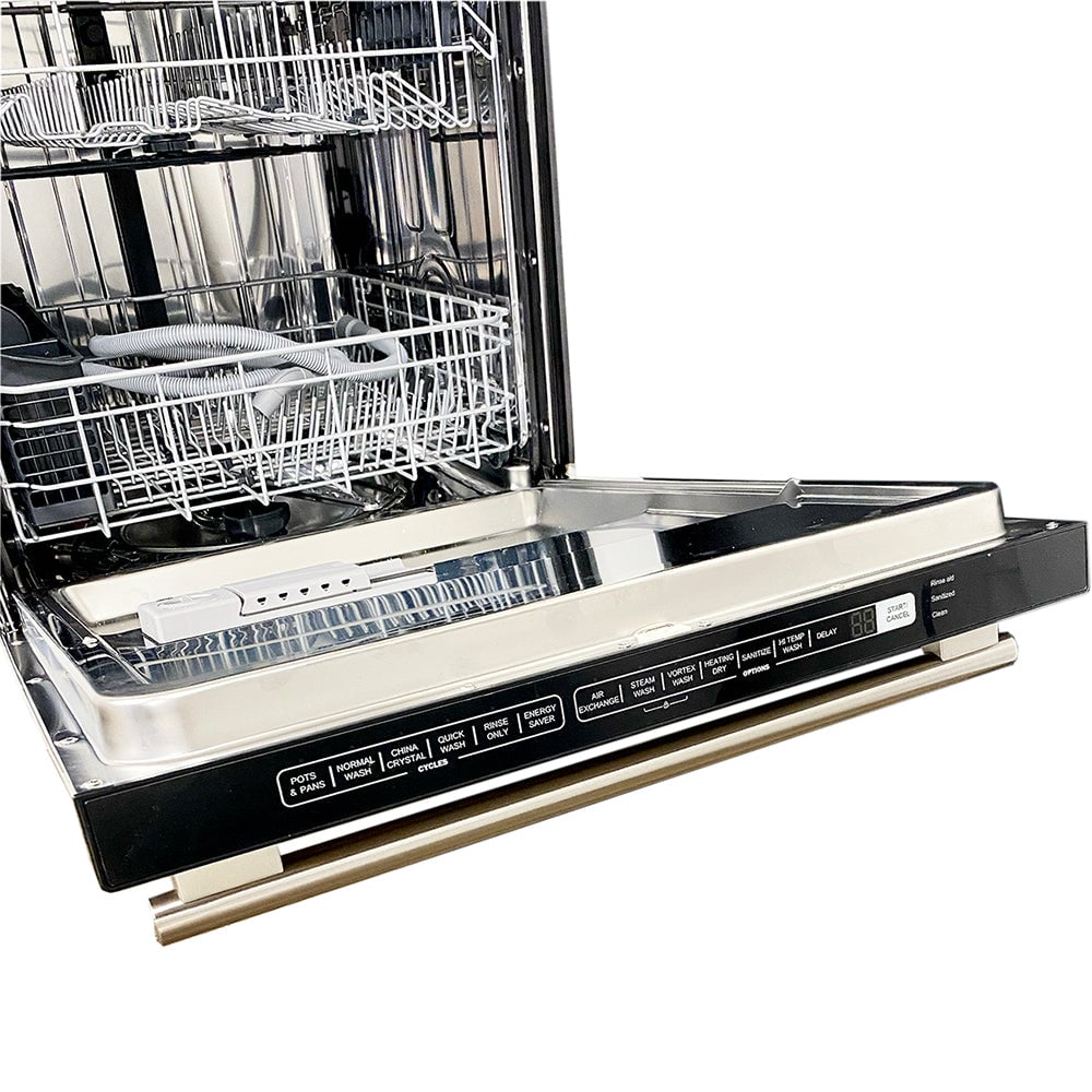 FORNO Appliance Package - 48" Gas Range, Range Hood, 60" Refrigerator, Dishwasher, AP-FFSGS6239-48-7