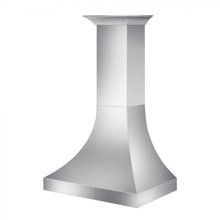 ZLINE 30 in. Wall Mount Range Hood Ducted Satin Stainless Steel Designer Series 400 CFM (8632S-30)