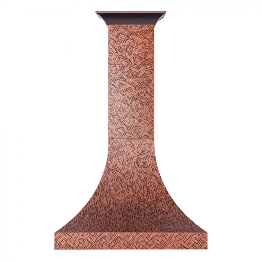 ZLINE 30 in. Wall Range Hood Designer Series Hand-Hammered Copper Finish 4-Speed Ventilation 500 CFM (8632H-30)