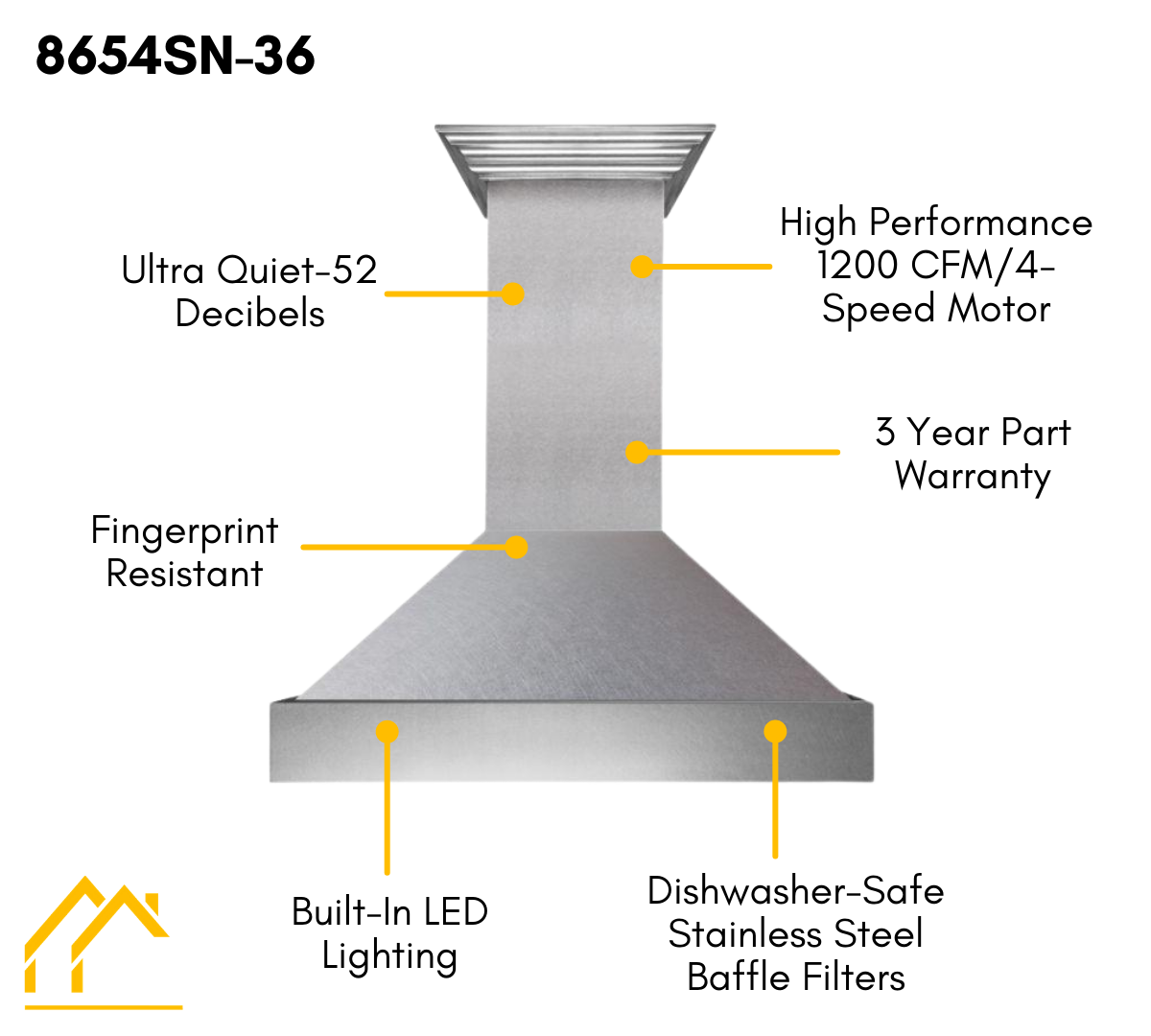 ZLINE 36 in. Kitchen Appliance Package with Satin Stainless Steel Stainless Dual Fuel Range, Ducted Vent Range Hood and Tall Tub Dishwasher, 3KP-RASRH36-DWV