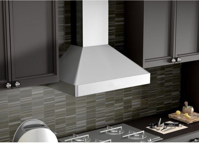 ZLINE 30 in. Wall Mount Range Hood 400 CFM Stainless Steel (9667-30)