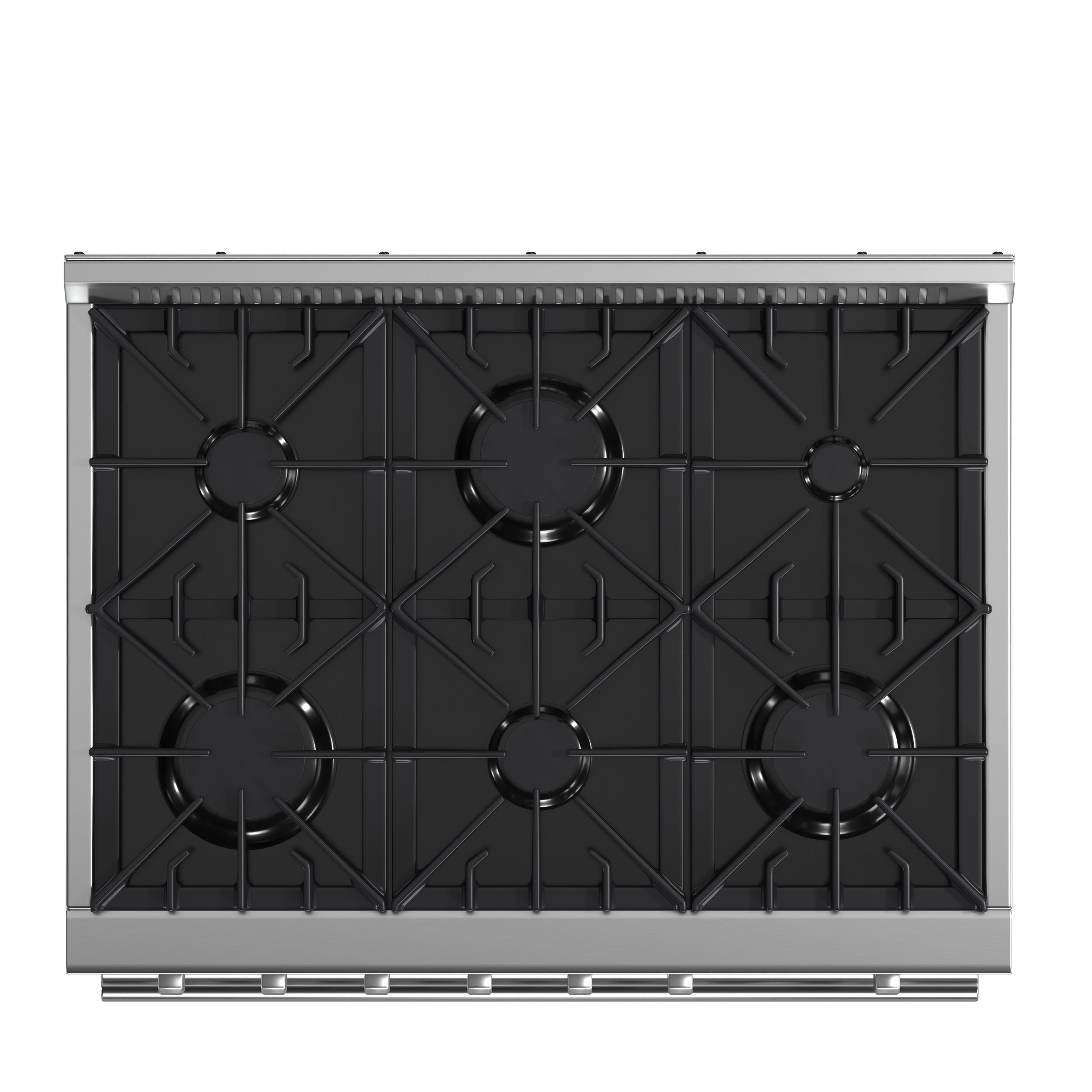 Forno Marco 36-Inch Freestanding Gas Range with 6 Sealed Burners, 5.36 cu. ft. Oven Capacity, Built-In Temperature Gauge, Stainless Steel (Model FFSGS6277-36)