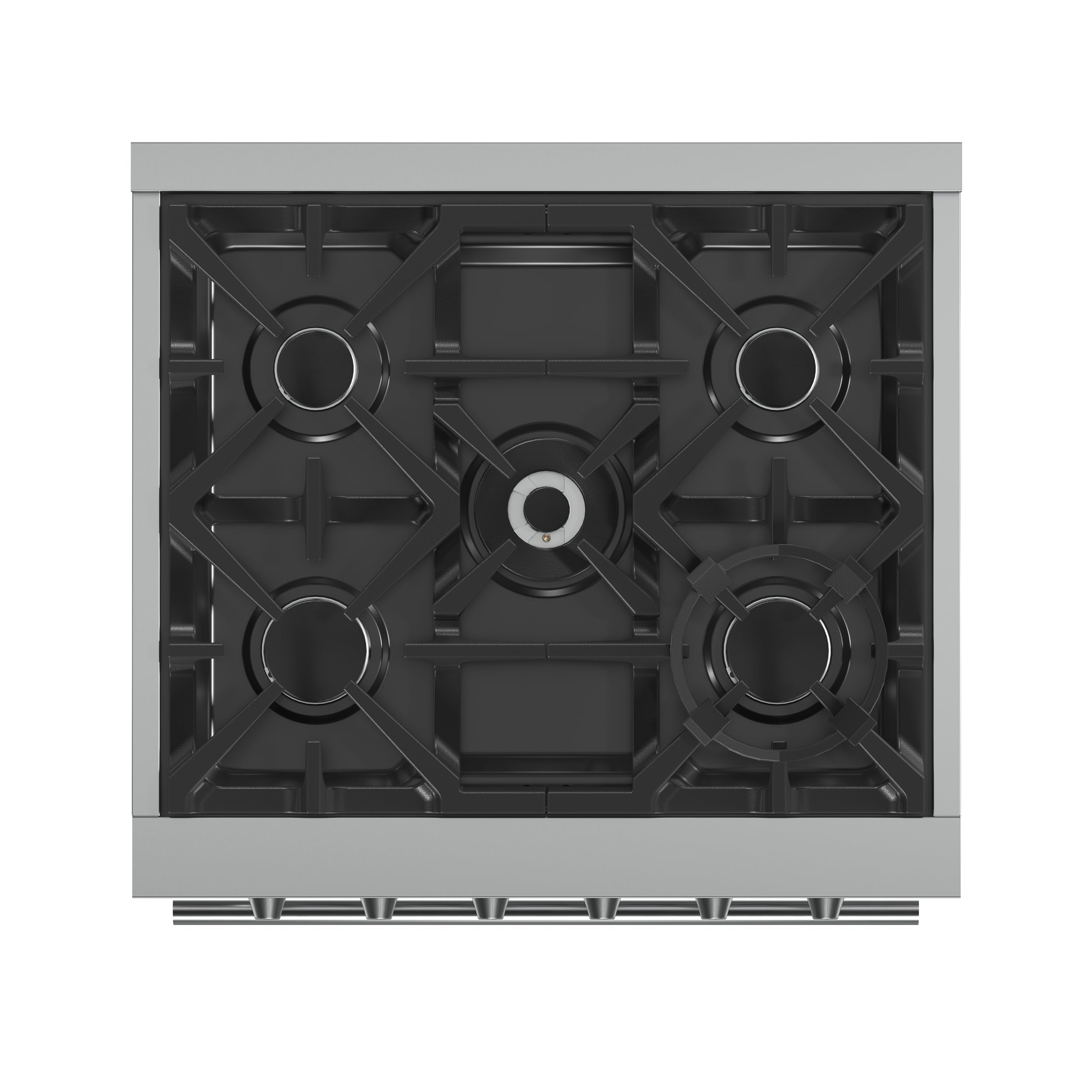 Forno Massimo 30 in. 4.32 cu. ft. Freestanding Gas Range with 5 Sealed Burners in Stainless Steel (FFSGS6239-30)