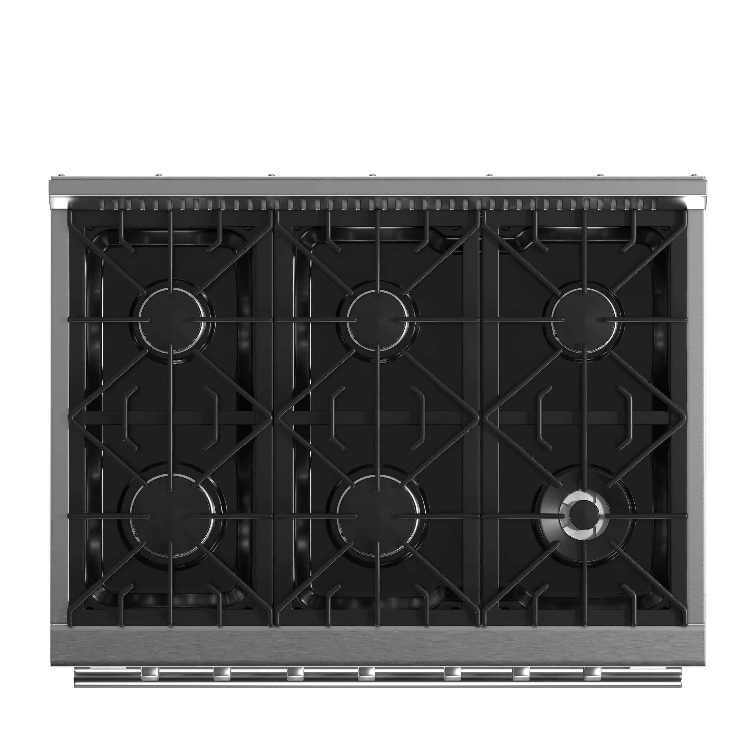 Forno Galiano 36 in. Freestanding Gas Range with 6 Sealed Burners, 5.36 cu. ft. Oven, Stainless Steel (FFSGS6244-36)