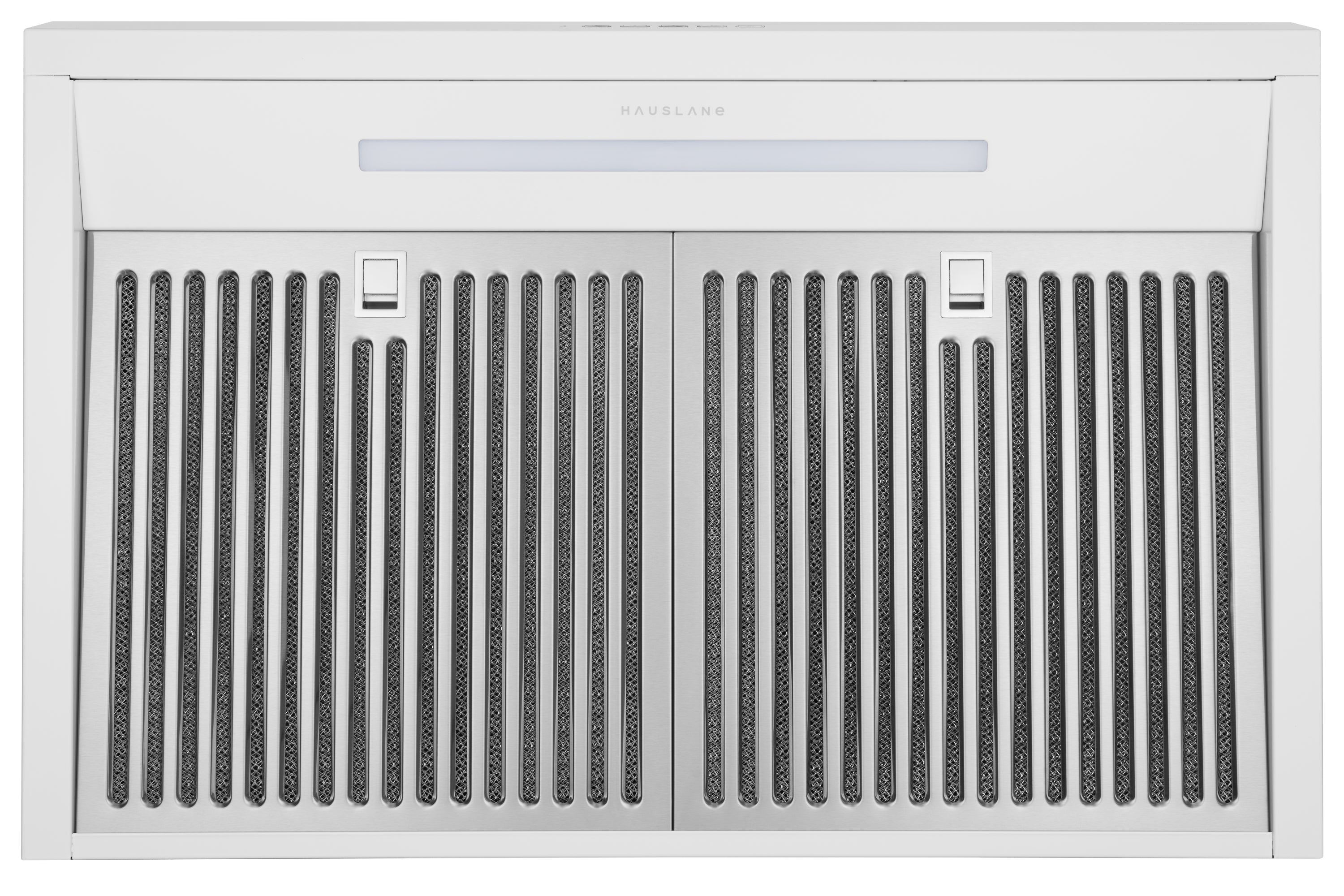 Hauslane 30-Inch Under Cabinet Curved Range Hood with Stainless Steel Filters and Panel LED in Stainless Steel (UC-B018SS-30)