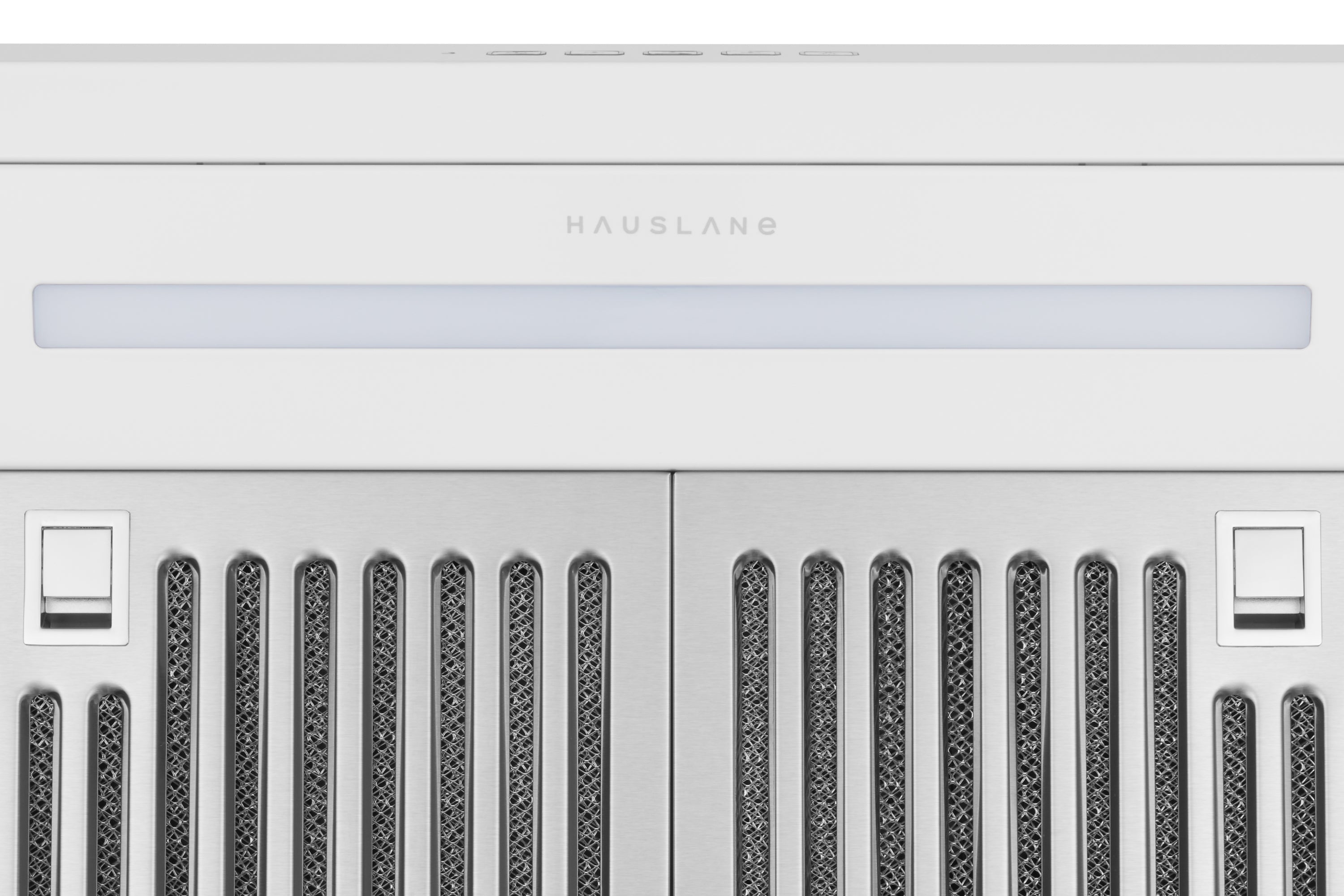 Hauslane 30-Inch Under Cabinet Curved Range Hood with Stainless Steel Filters and Panel LED in Stainless Steel (UC-B018SS-30)