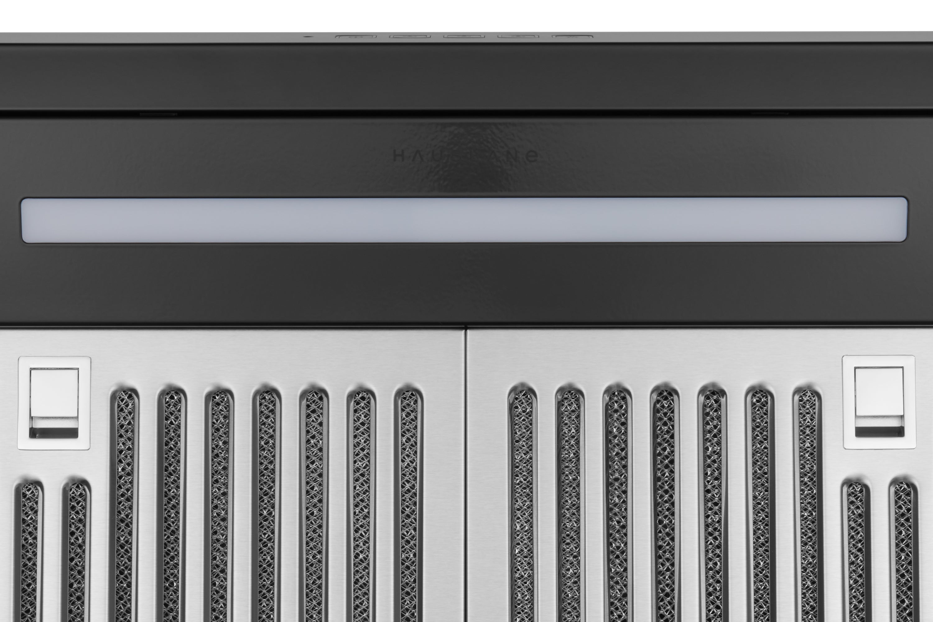 Hauslane 30-Inch Under Cabinet Curved Range Hood with Stainless Steel Filters and Panel LED in Stainless Steel (UC-B018SS-30)