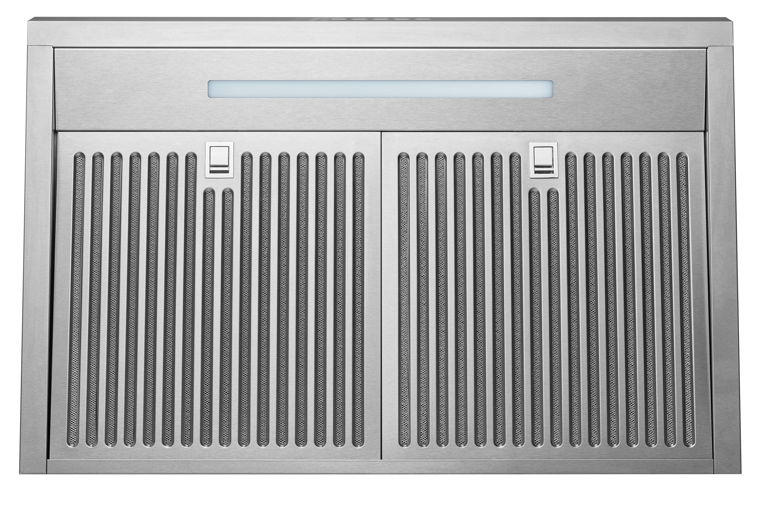 Hauslane 30-Inch Under Cabinet Curved Range Hood with Stainless Steel Filters and Panel LED in Stainless Steel (UC-B018SS-30)