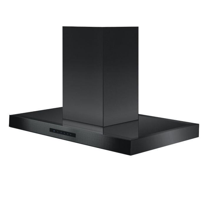 ZLINE 30 Inch Island Range Hood Convertible Vent Black Stainless Steel 400 CFM (BSKE2iN-30)