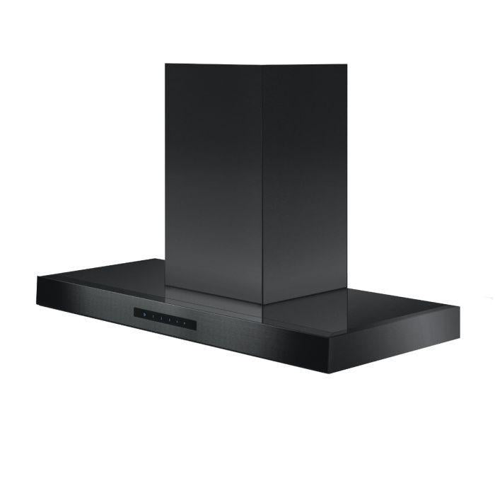 ZLINE 30 Inch Wall Mount Range Hood Convertible Vent 400 CFM Black Stainless Steel (BSKEN-30)
