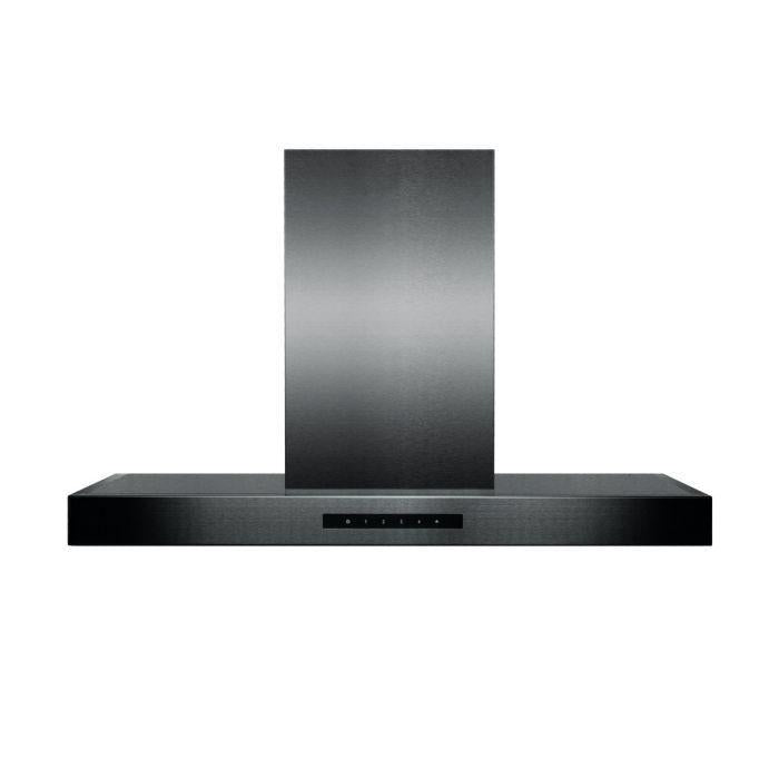 ZLINE 36 Inch Wall Mount Range Hood Convertible Vent Black Stainless Steel 400 CFM (BSKEN-36)