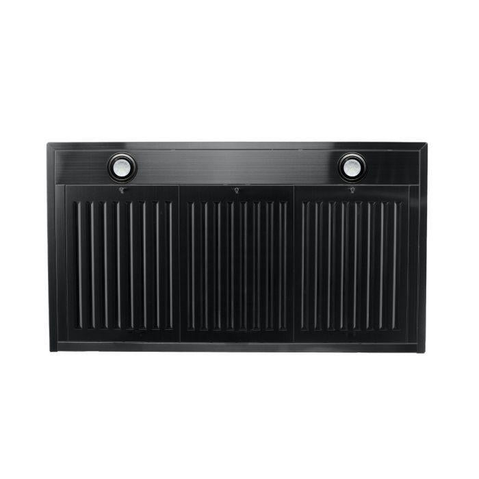 ZLINE 30 Inch Wall Mount Range Hood Convertible Vent 400 CFM Black Stainless Steel (BSKEN-30)