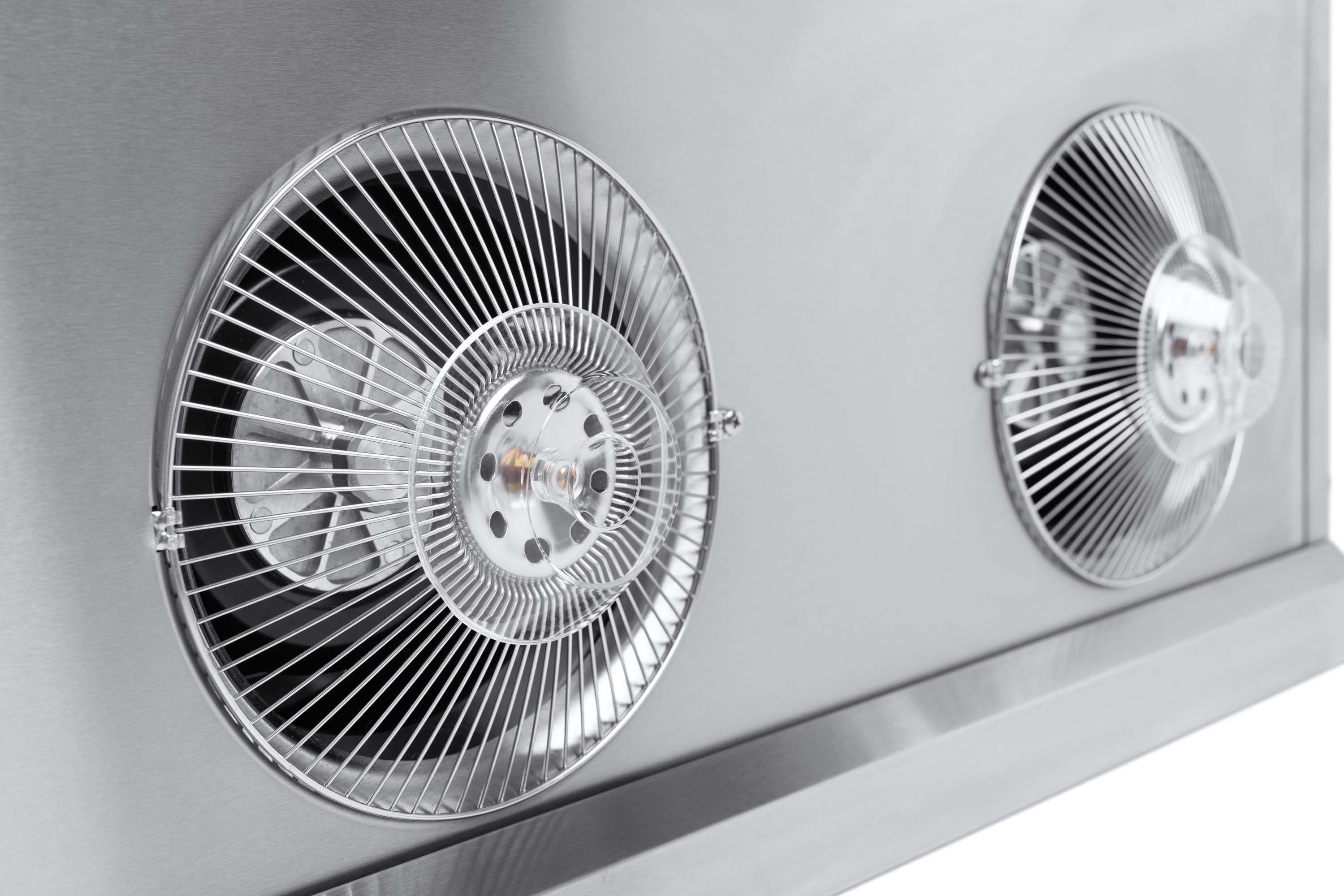 Hauslane 30-Inch 300 CFM Under Cabinet Push Button Range Hood with Grease Catchers in Stainless Steel (UC-C100SS-30)