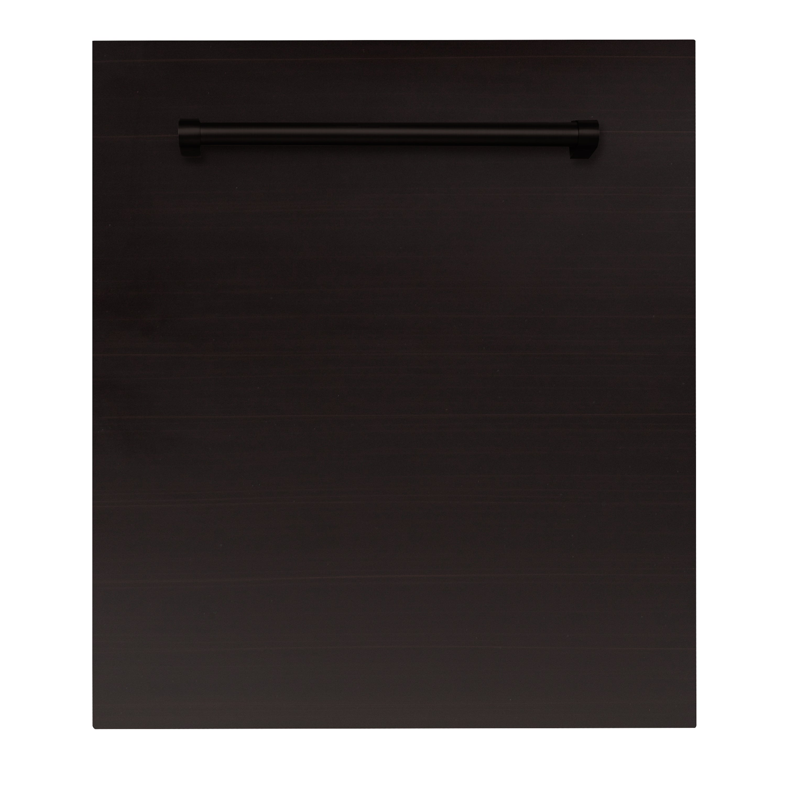 ZLINE 24-Inch Top Control Dishwasher, Oil-Rubbed Bronze, Stainless Steel Tub, Traditional Handle, DW-ORB-H-24