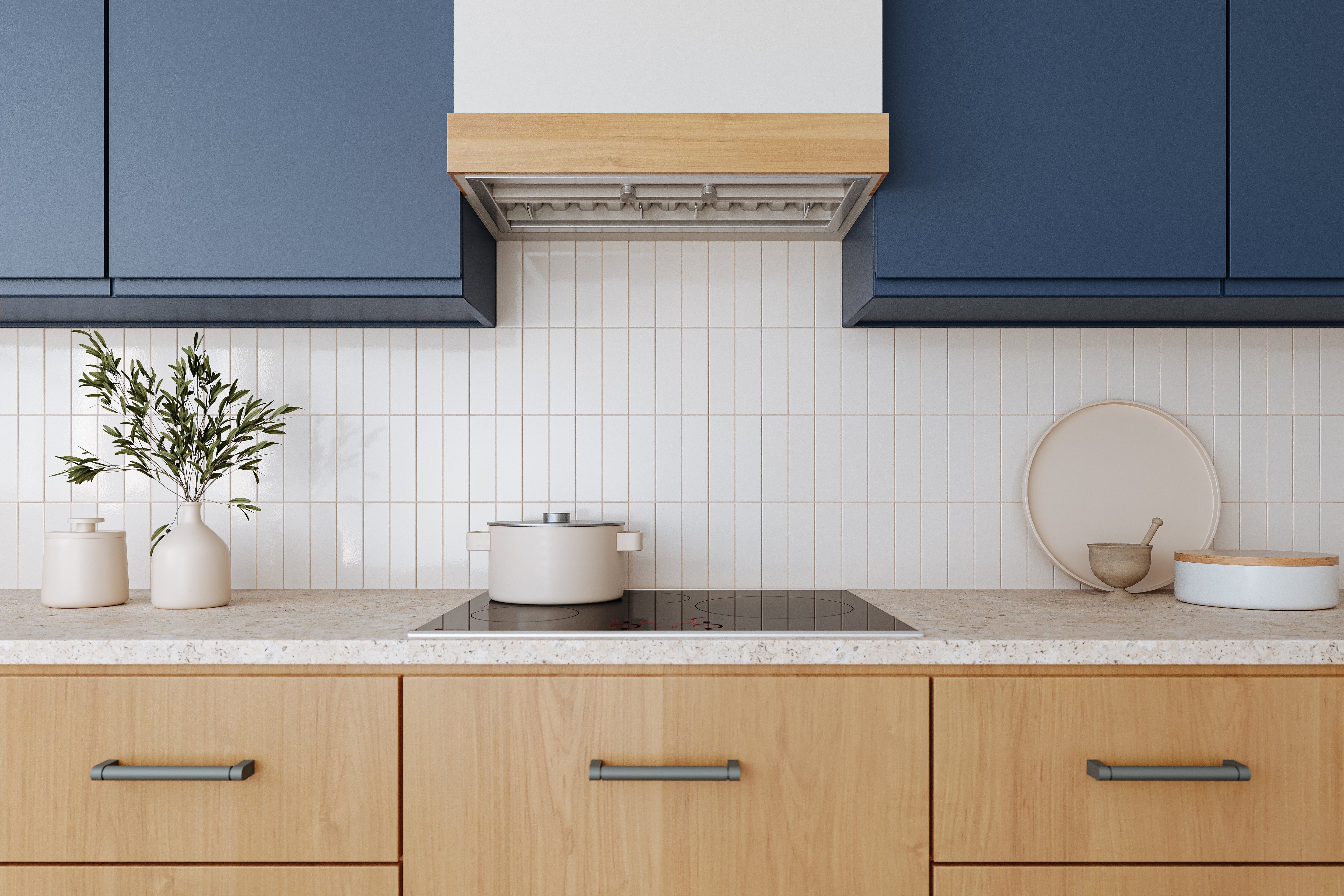 Hauslane Convertible Built-In Insert Range Hood in Stainless Steel, 18.5-Inch Deep (IN-R200)