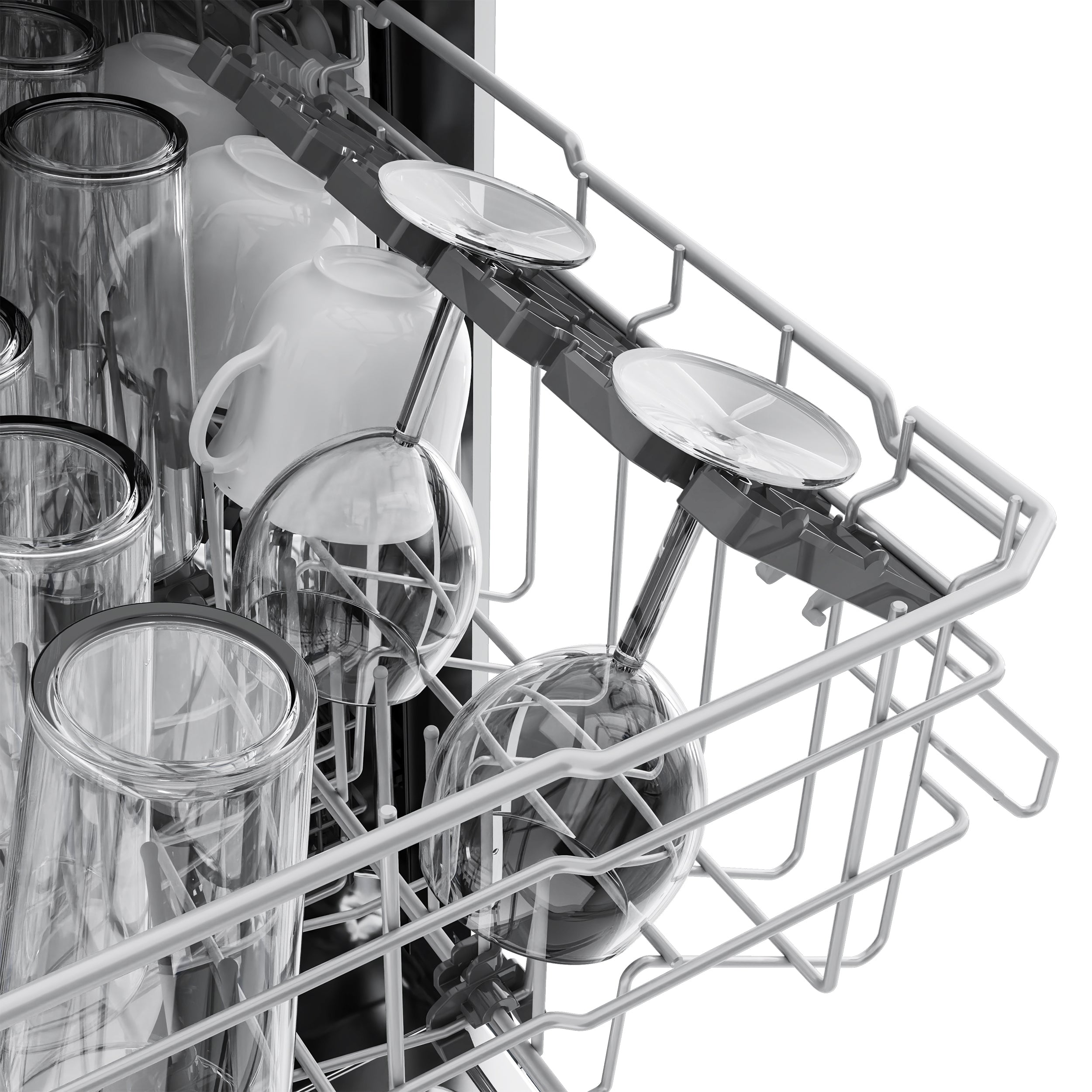 FORNO Rivestito 24-Inch Built-In Panel-Ready Dishwasher with Stainless Steel Interior, 45 dBA, ENERGY STAR, Model FDWBI8011-24