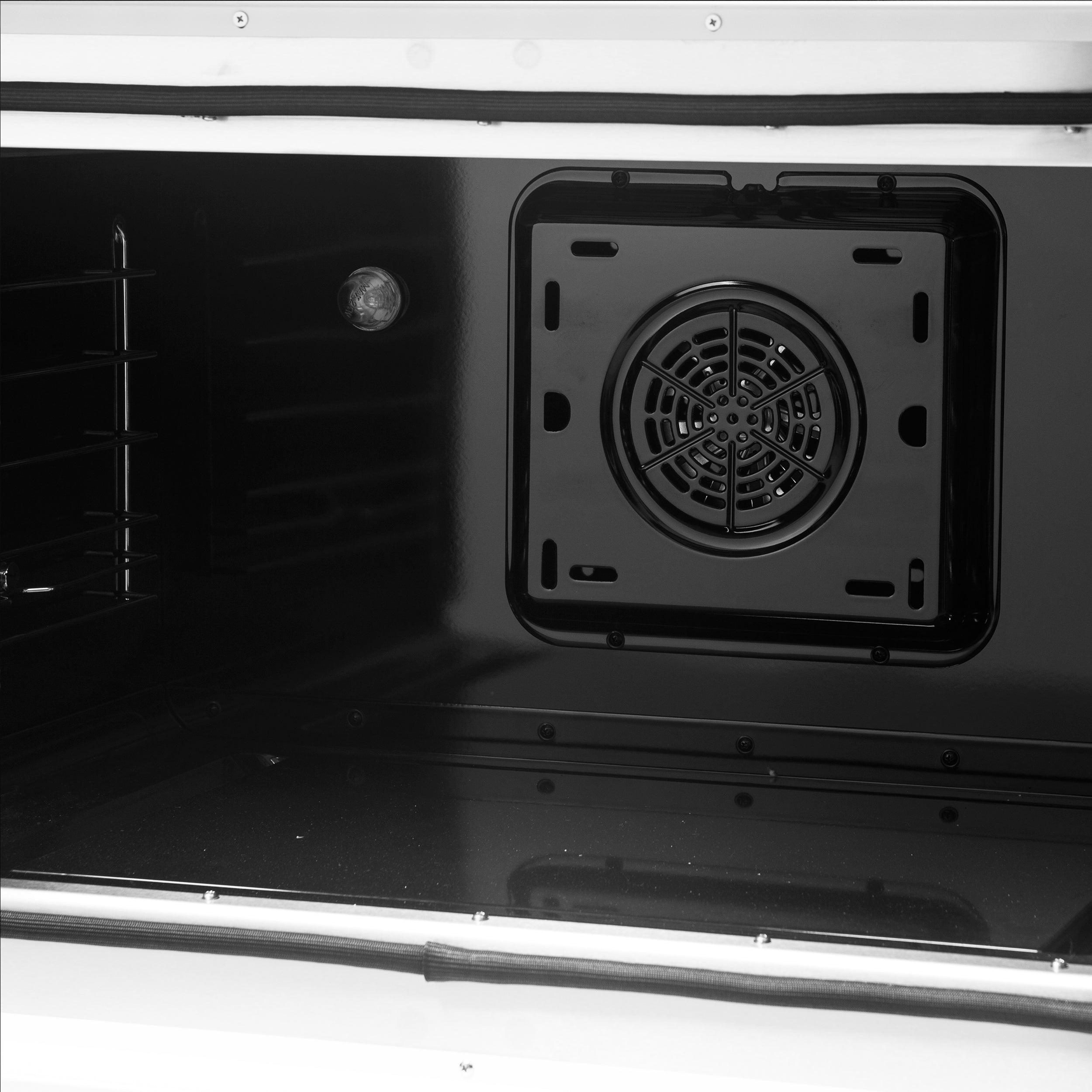 FORNO Galiano 36-Inch Dual Fuel Range, 5.36 cu. ft. French Door Oven, 6 Sealed Burners, White with Antique Brass Accents (Model FFSGS6356-36WHT)