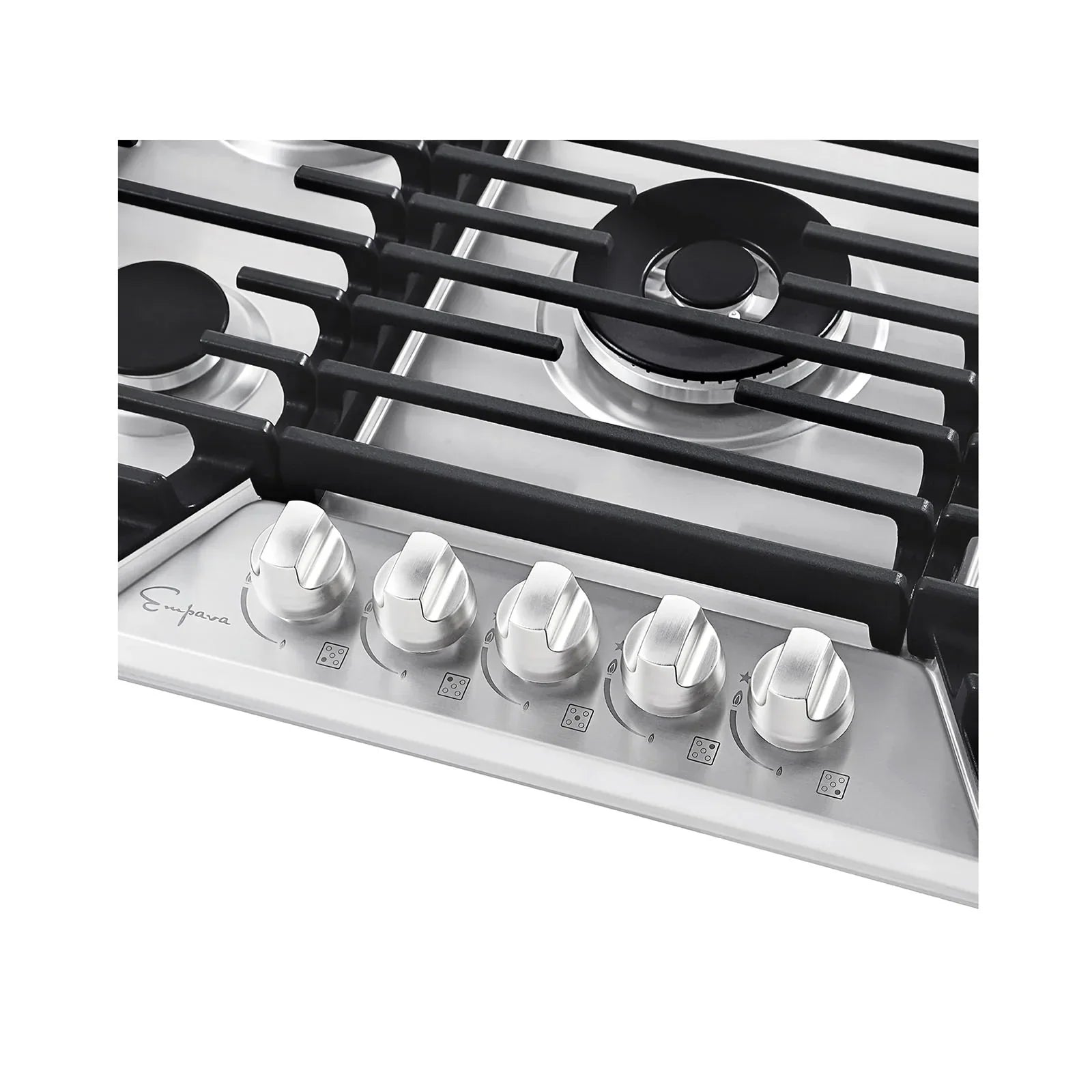 Empava 36-Inch Built-In Natural Gas Stove Cooktop in Stainless Steel (EMPV-36GC36)
