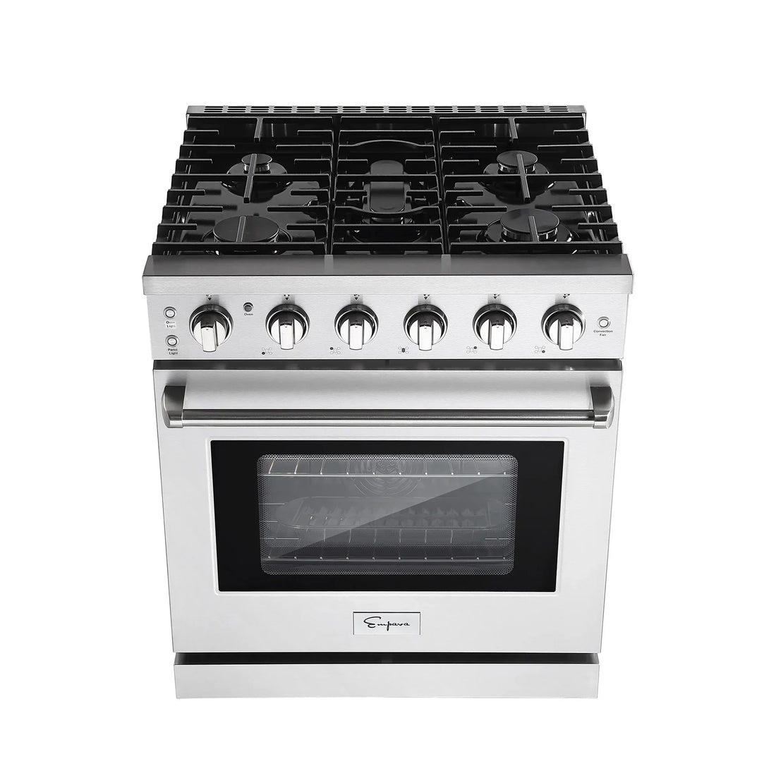 Empava 30-Inch Pro-Style Slide-In Single Oven Gas Range in Stainless Steel (EMPV-30GR10)