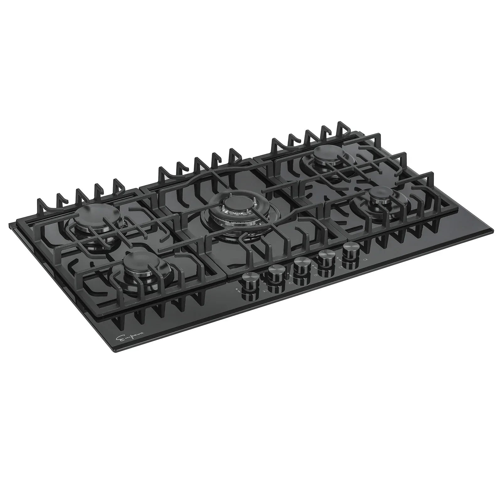 Empava 36-Inch Built-In Natural Gas Cooktops in Black (EMPV-36GC27)