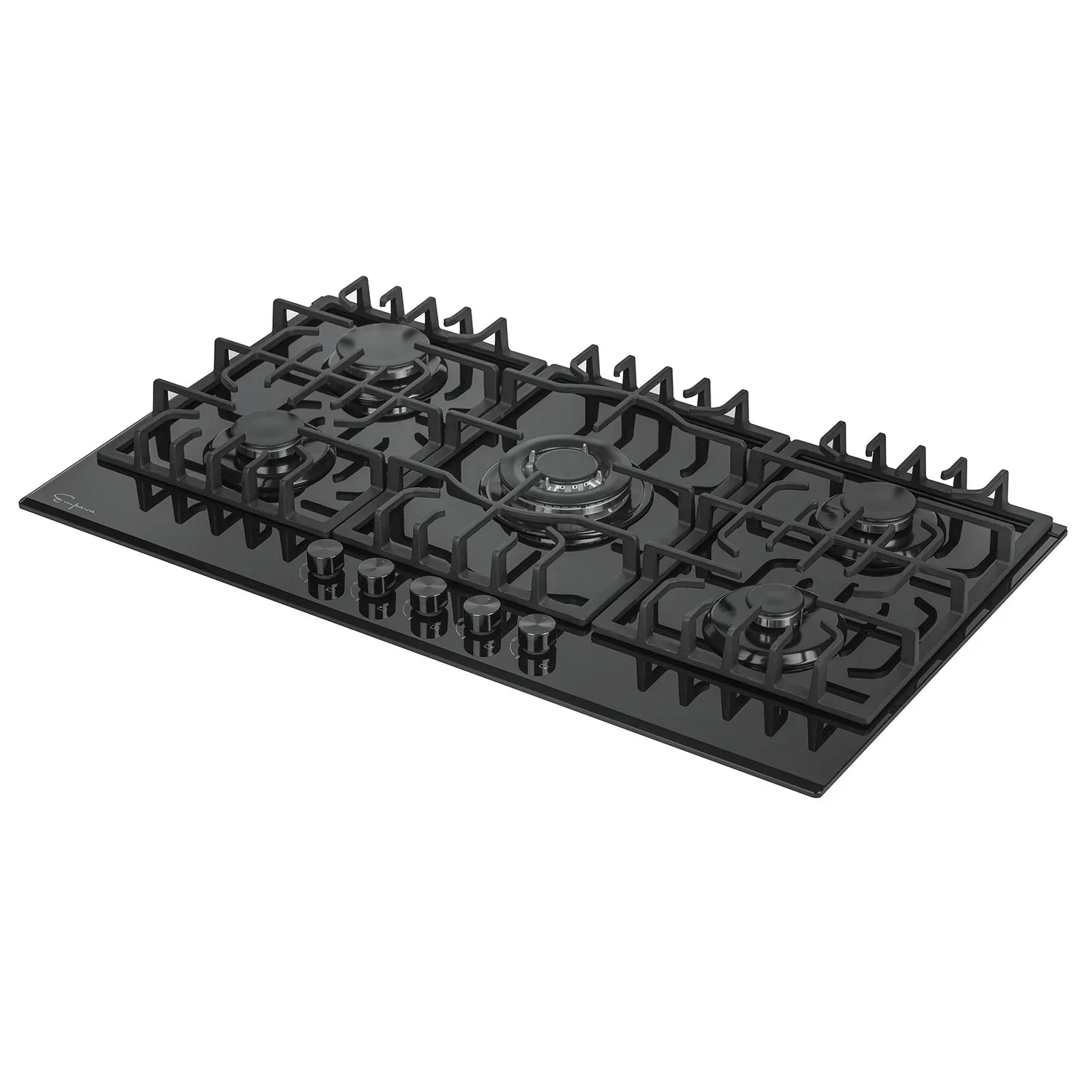 Empava 36-Inch Built-In Natural Gas Cooktops in Black (EMPV-36GC27)