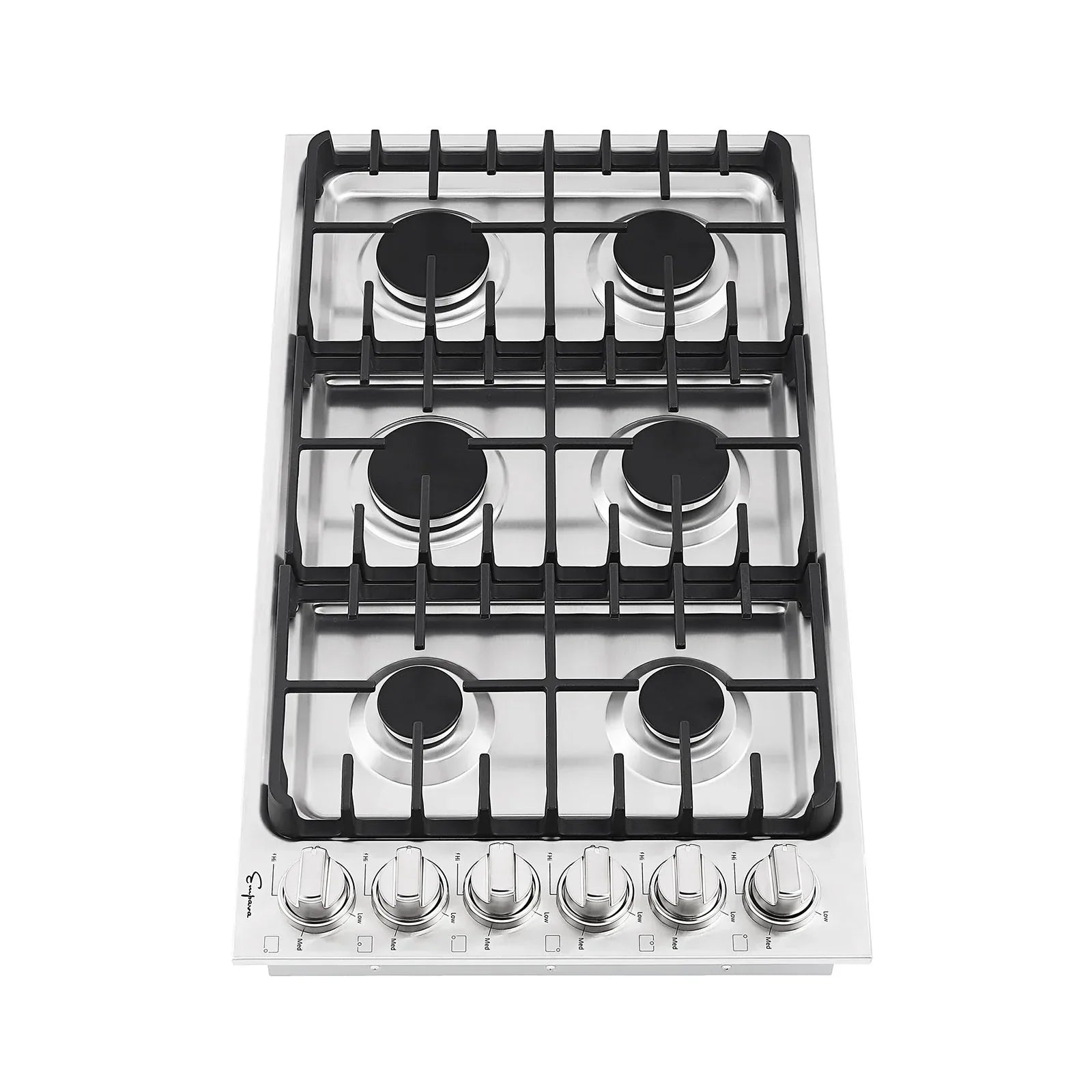 Empava 36-Inch Built-In Natural Gas Cooktop in Stainless Steel (EMPV-36GC34)