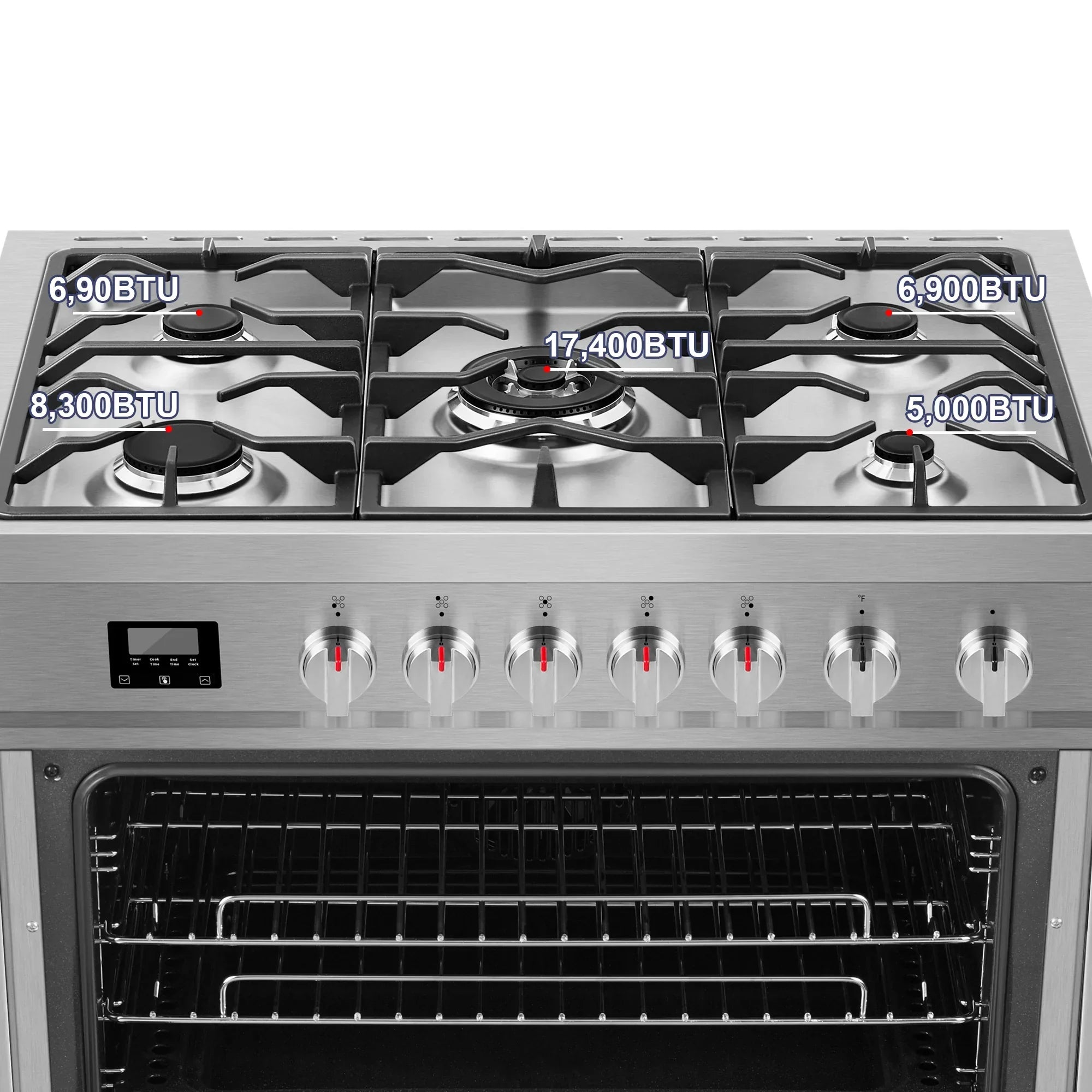 Empava 36-Inch Freestanding Gas Range in Stainless Steel (EMPV-36GR01)