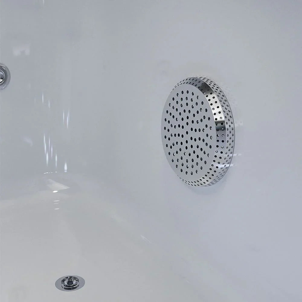 Empava 71-Inch Alcove Massage Inline Heater 2-Person LED Tub With Left Drain (EMPV-71JT802)