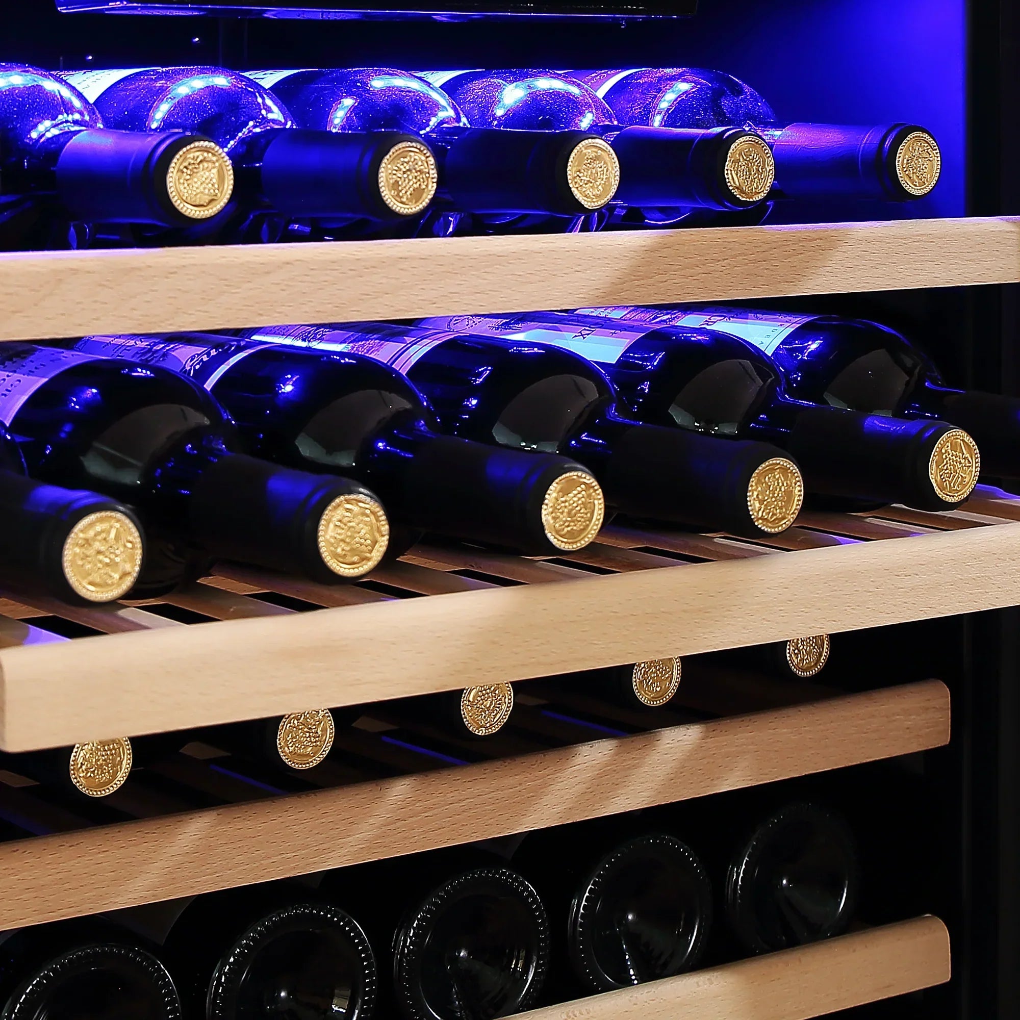 Empava 55-Inch Tall 127 Bottles Wine Cooler in Stainless Steel with Glass Door (EMPV-WC05S)