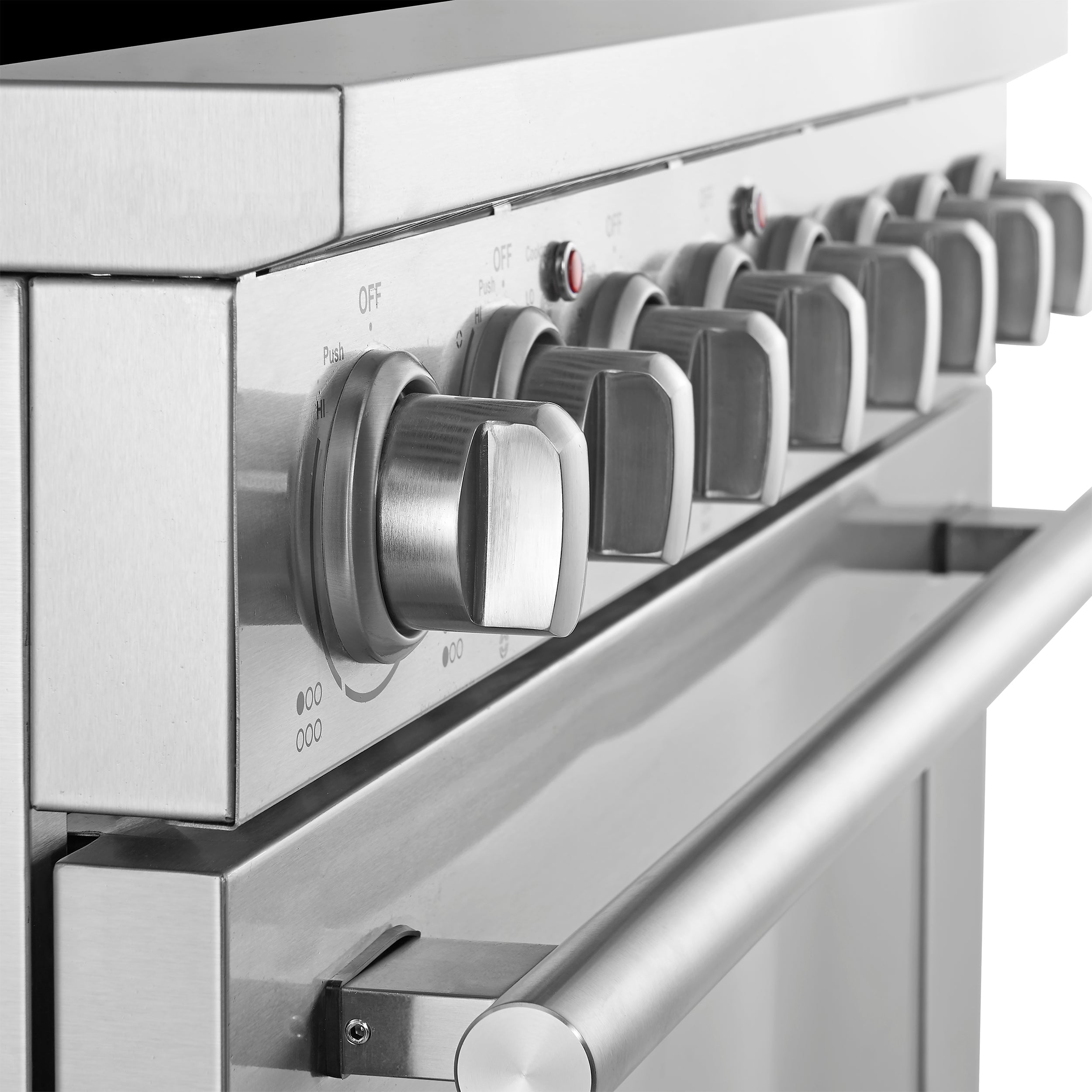 Forno Paolo 36-Inch Freestanding Electric Range with 5.44 cu. ft. True Convection Oven, Stainless Steel (Model FFSEL6011-36)
